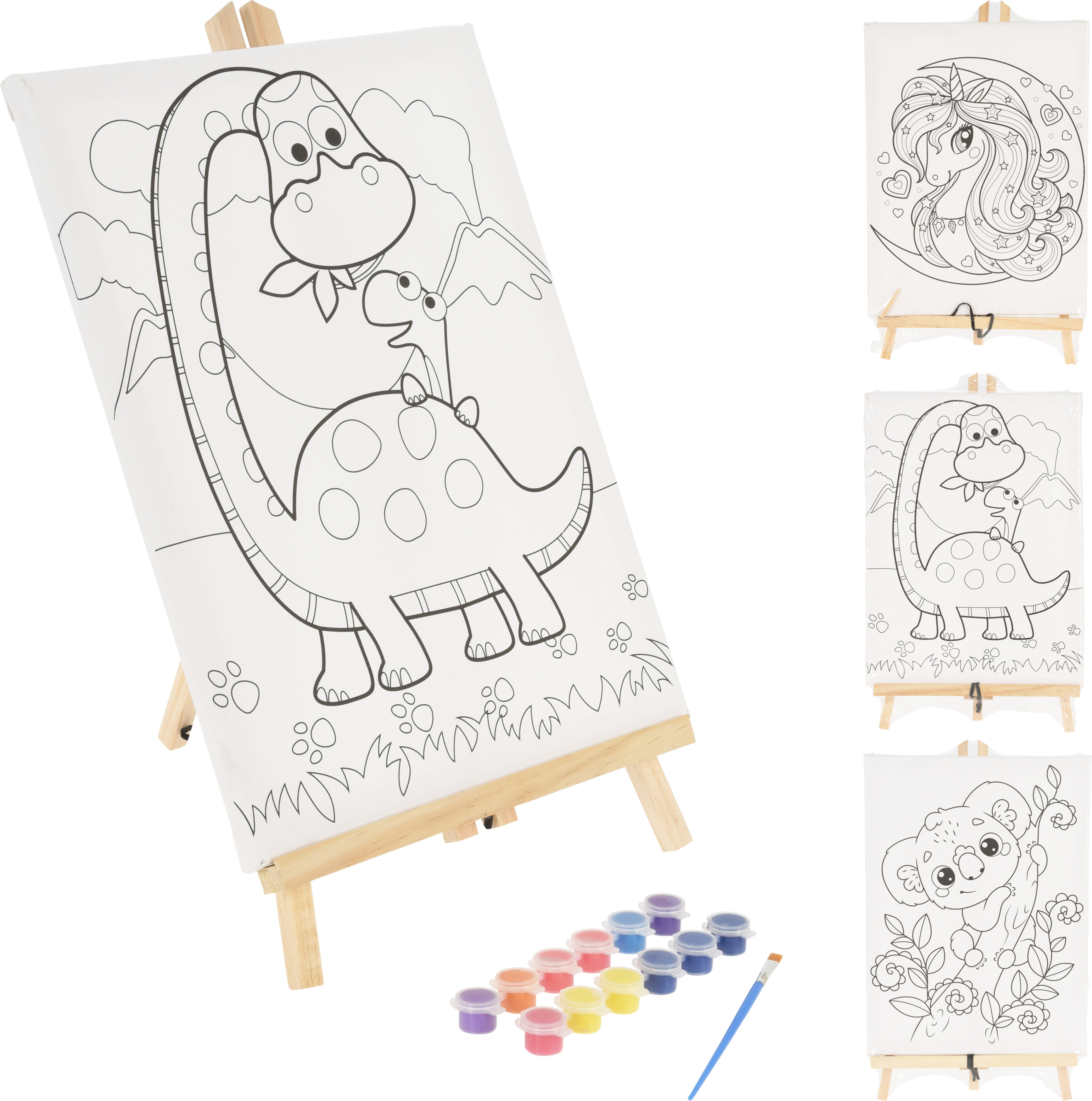 Malset Leinwand Kindermotiv KIDS