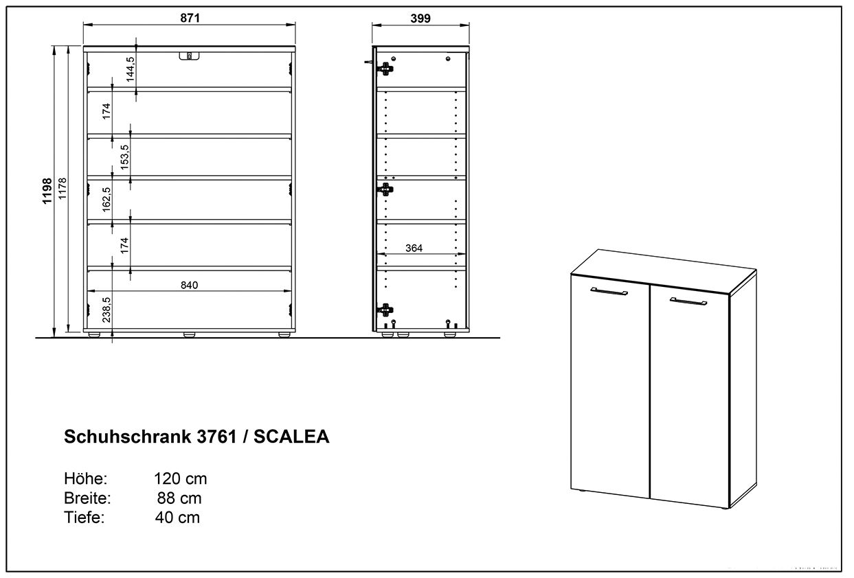 | Schuhschrank 450195-0 GW-SCALEA