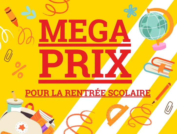 Prix MEGA pour la rentrée scolaire ! Économisez dès maintenant >