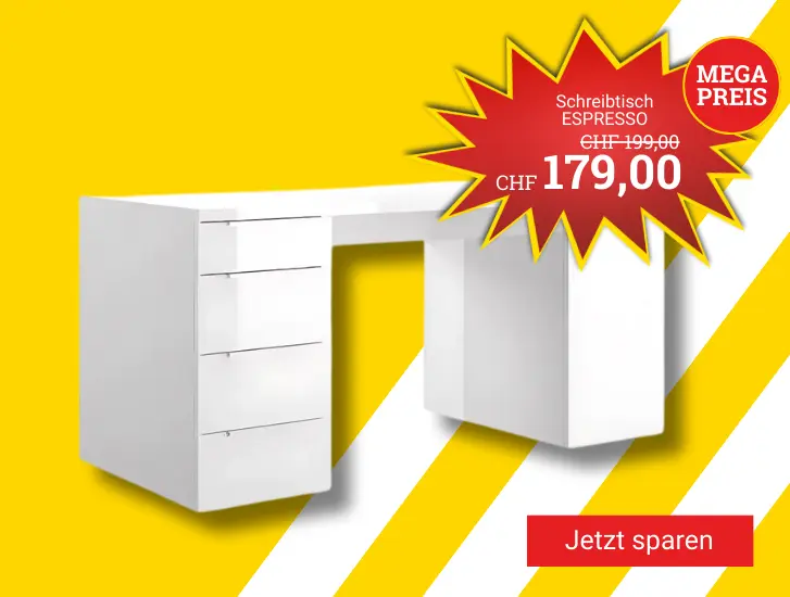 MEGA Preis! Schreibtisch ESPRESSO