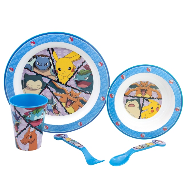 Vaisselle pour enfant 5 éléments Pokemon POKEMON Vaisselle pour enfant 5 éléments Pokemon POKEMON