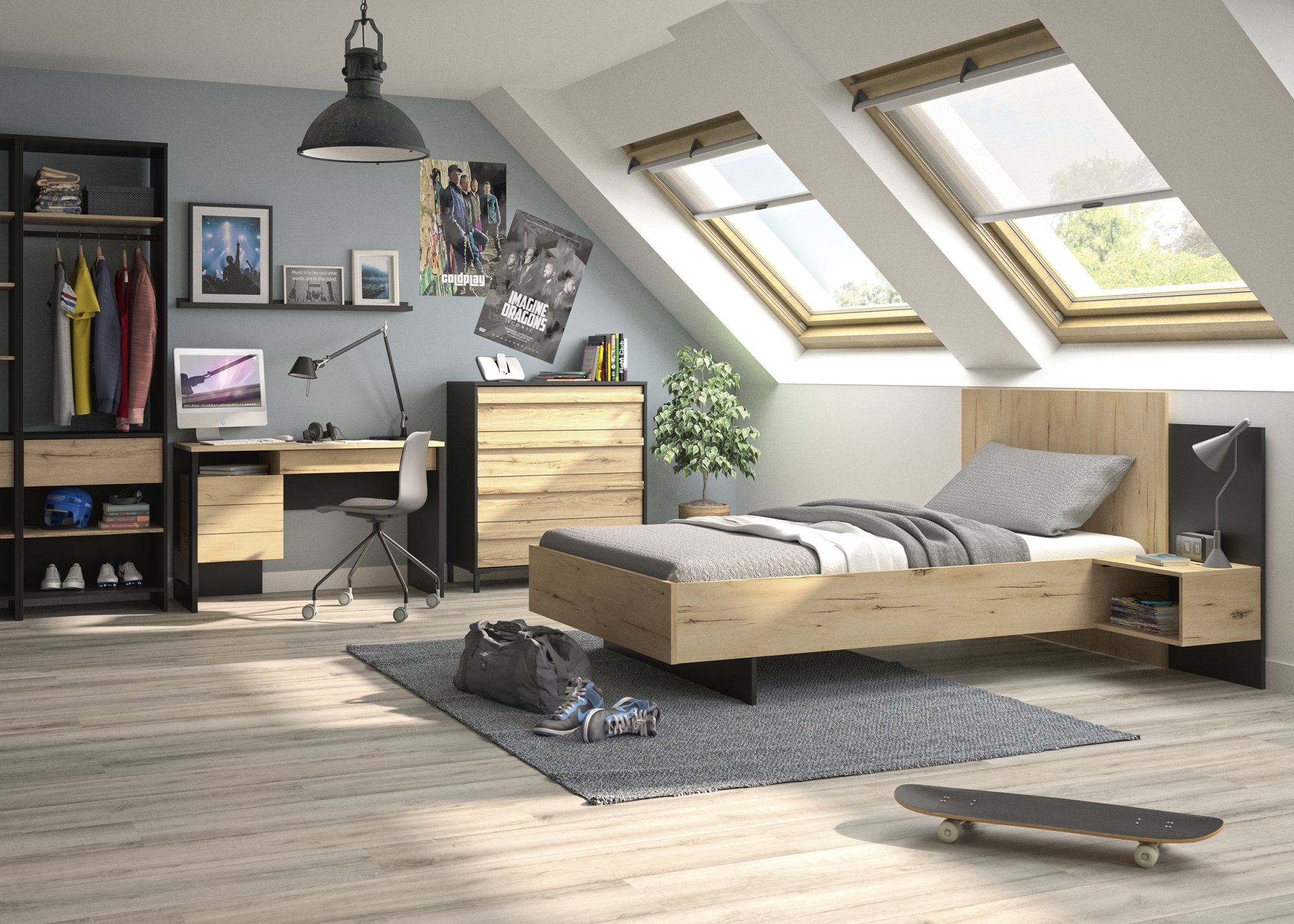 Schlafzimmer 4-teilig  MIMIZAN SET 5 Schlafzimmer 4-teilig  MIMIZAN SET 5