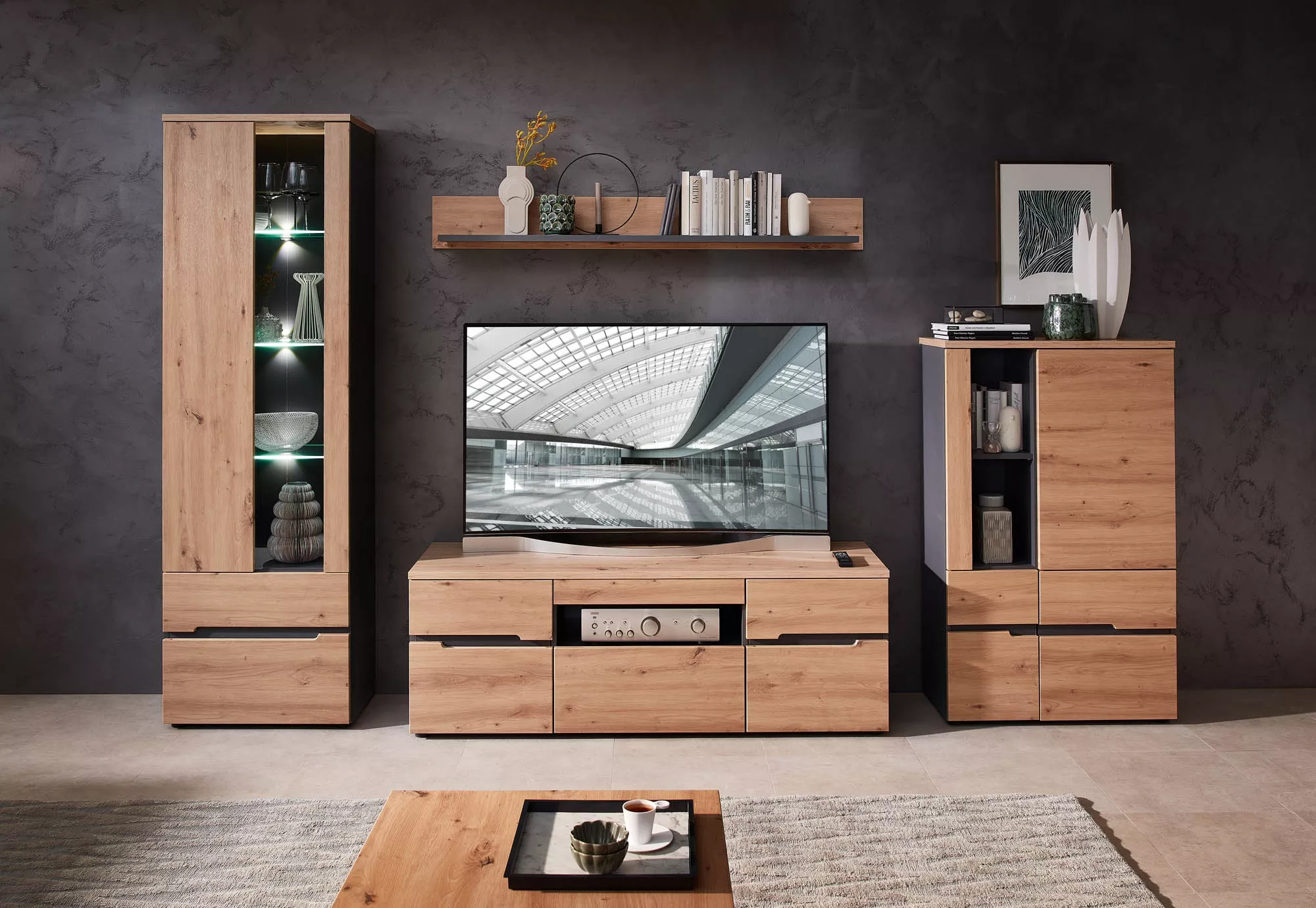 Meuble vitrine MEMPHIS S