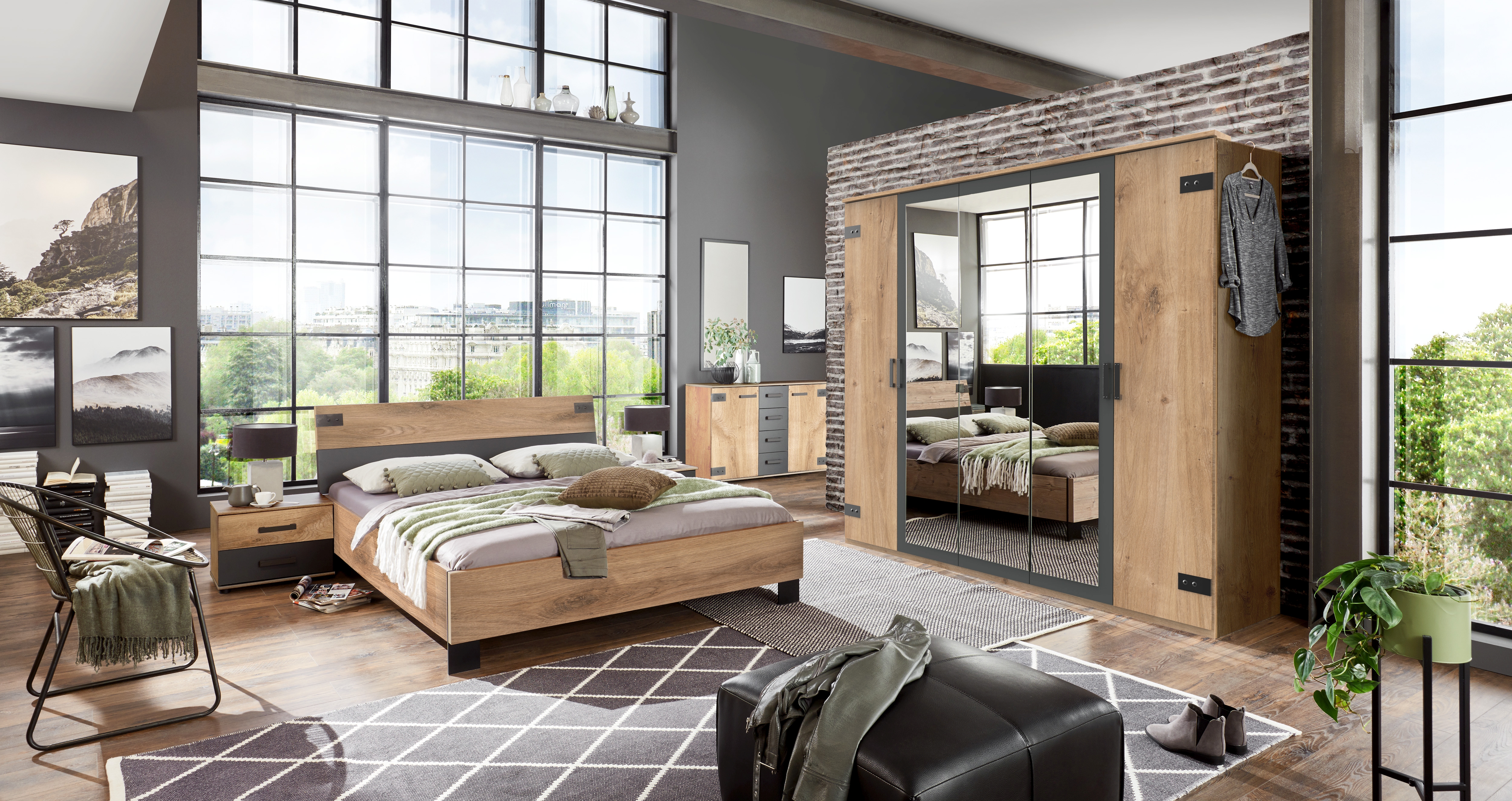 Schlafzimmer 4-teilig  MALMÖ Schlafzimmer 4-teilig  MALMÖ