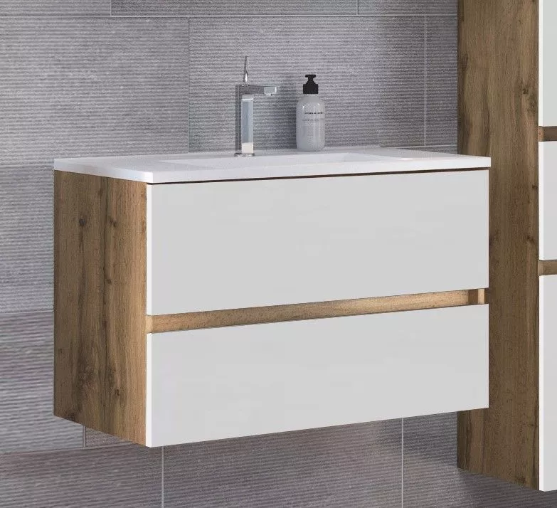 Waschbeckenunterschrank mit Waschbecken LUCCA