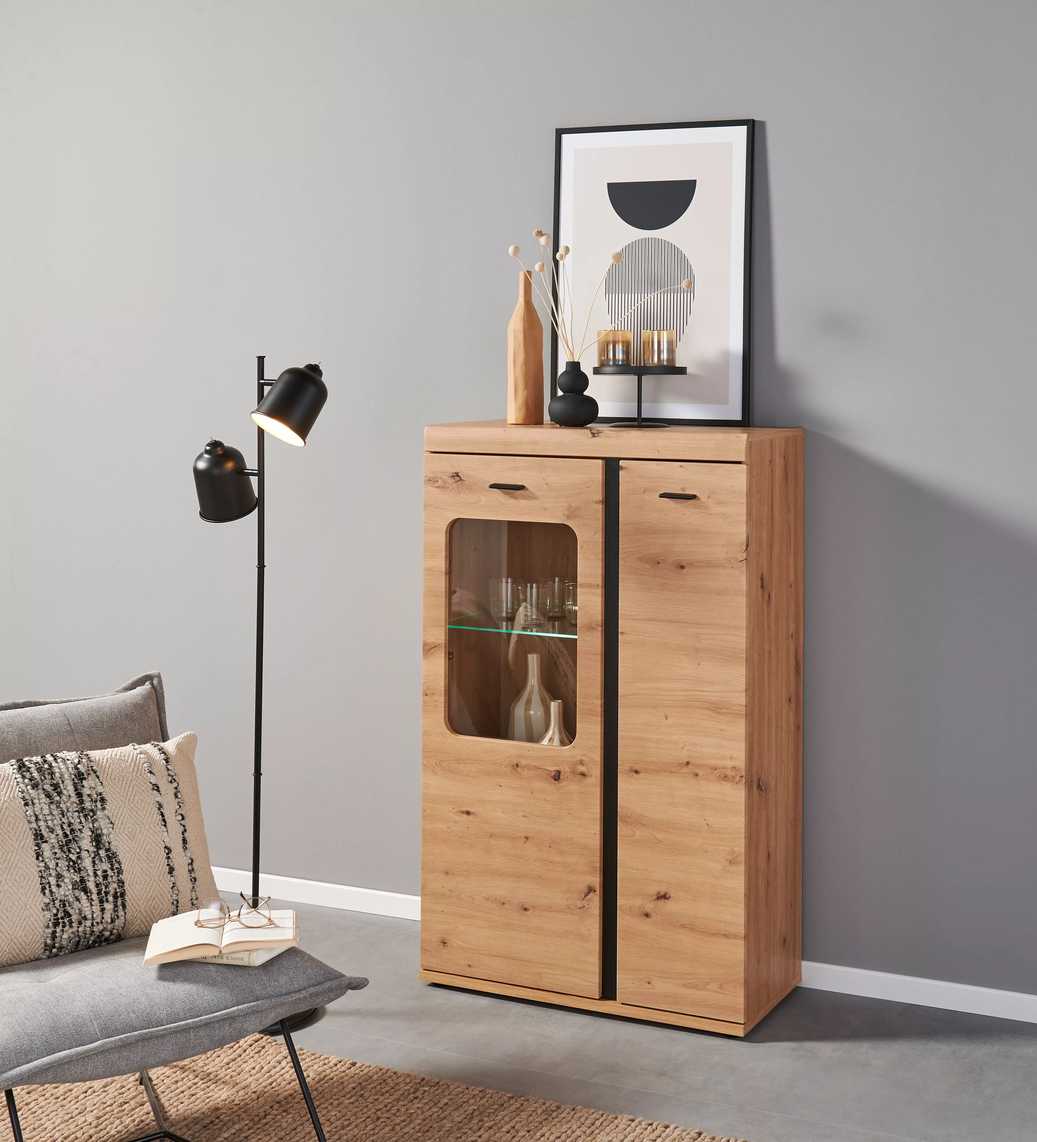 Highboardvitrine KRETA