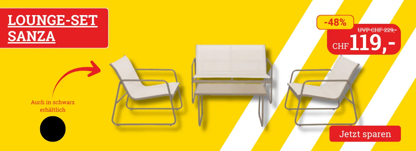 Gartenmöbel Lounge-Set SANZA - hier entdecken>