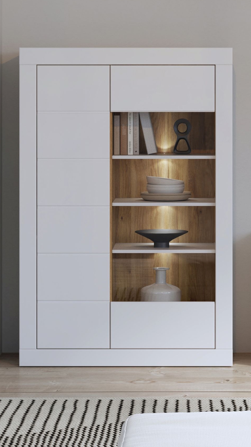 Bahut haut vitrine ELVA Bahut haut vitrine ELVA