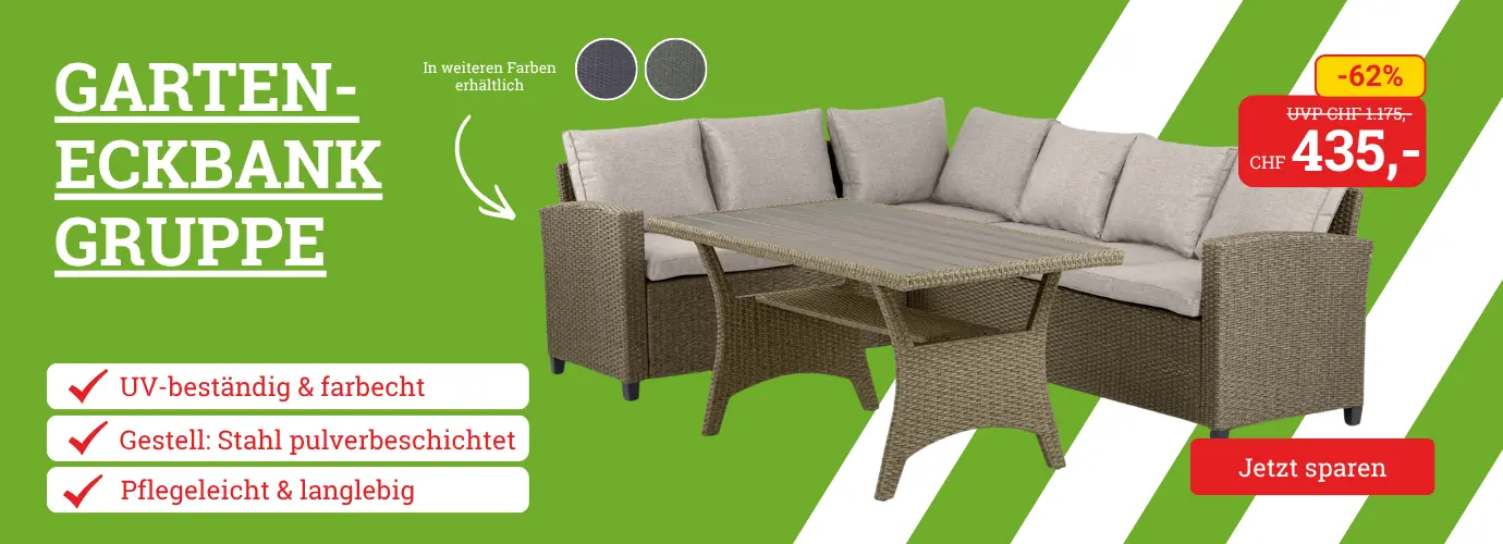 MEGA Preis! Garten-Eckbank-Gruppe. Hier entdecken>