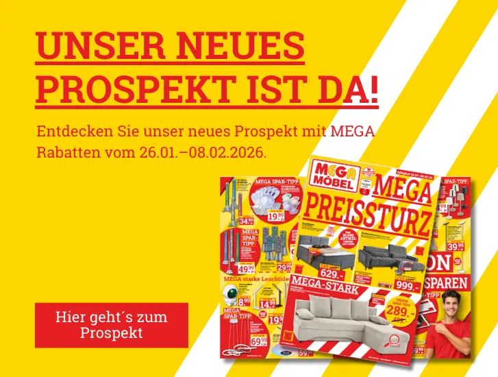 Unser neues Prospekt ist da! Hier entdecken>