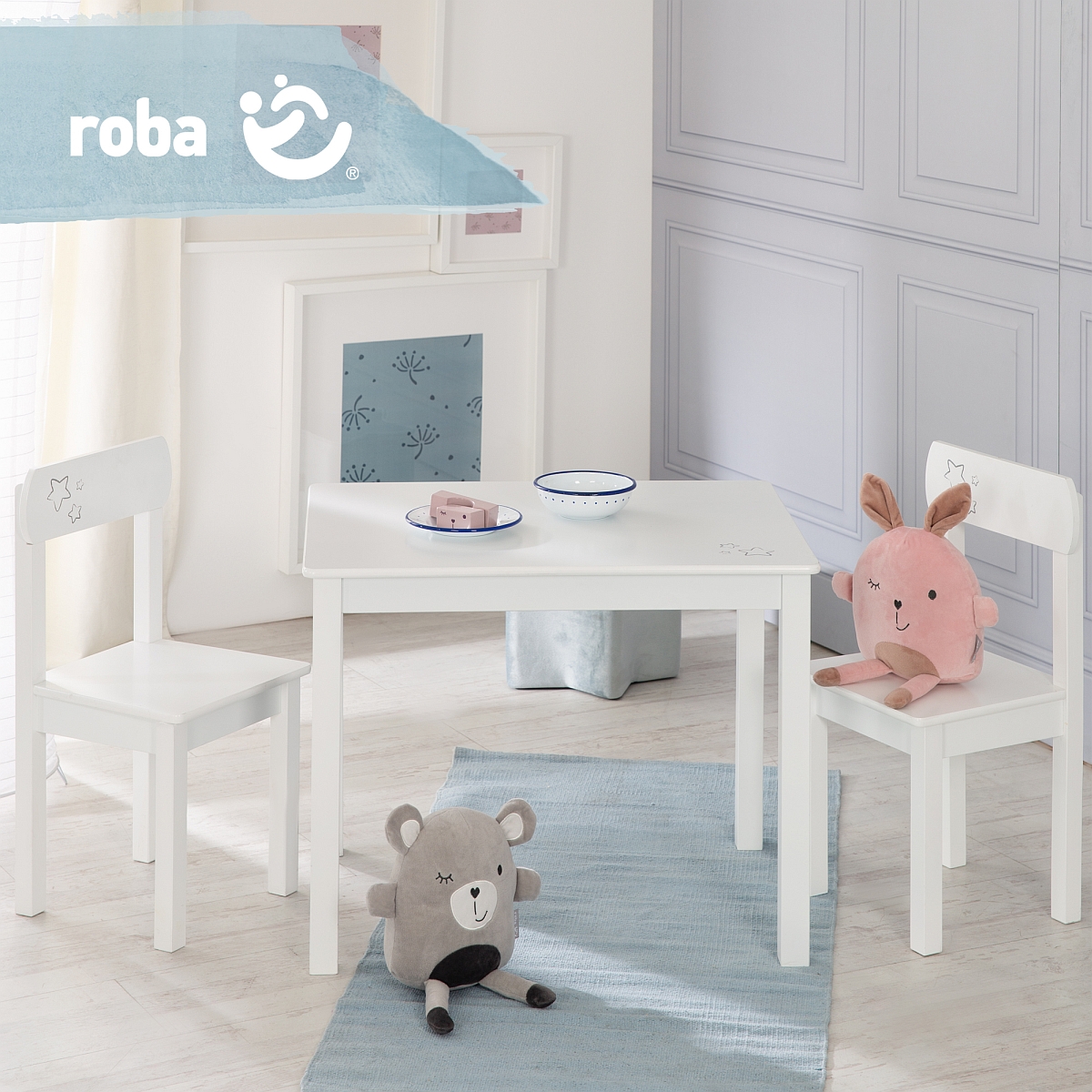 Ensemble table et chaises pour enfants LITTLE STARS