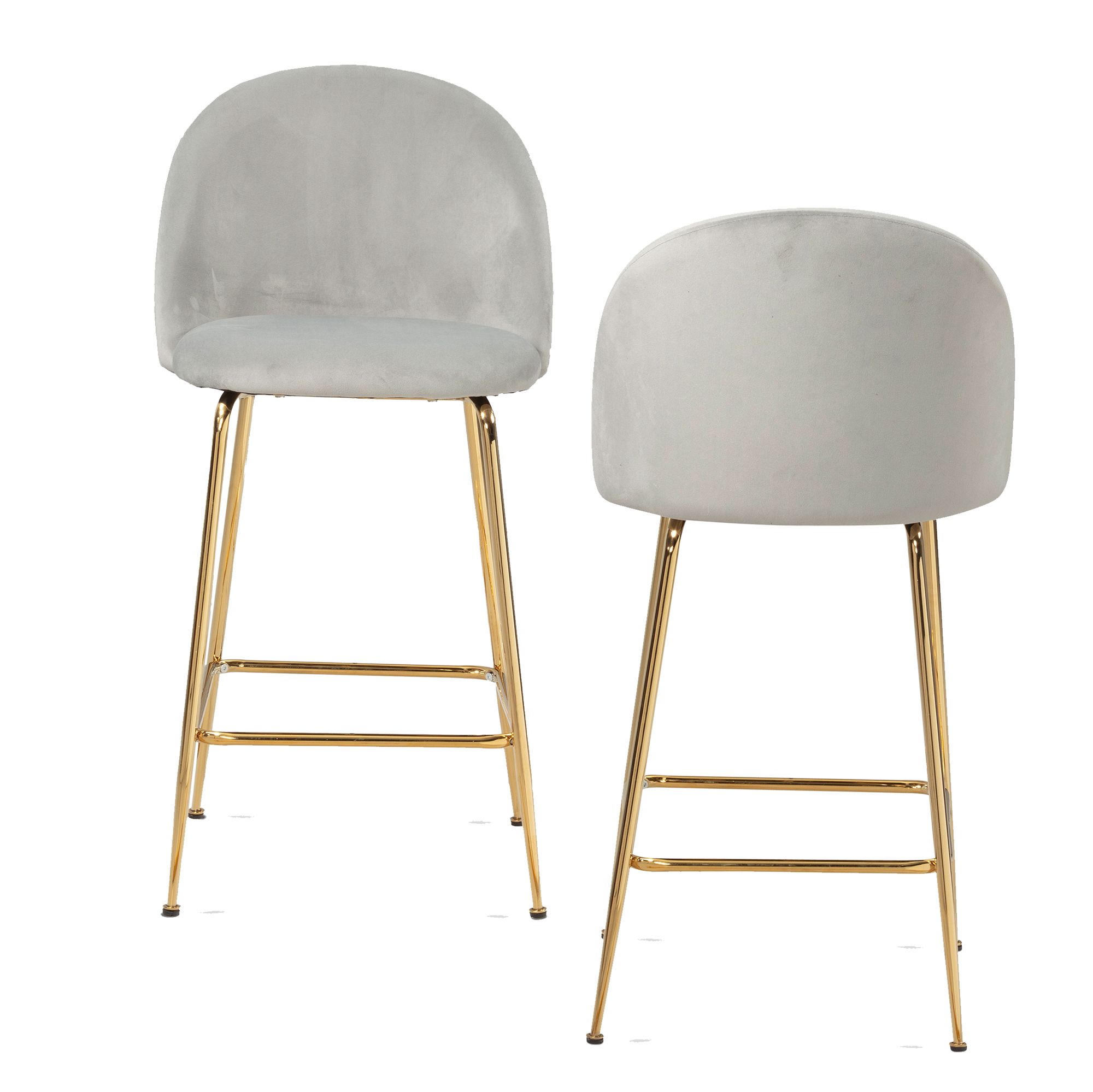 Lot de 2 tabourets de bar WOHNLING Lot de 2 tabourets de bar WOHNLING