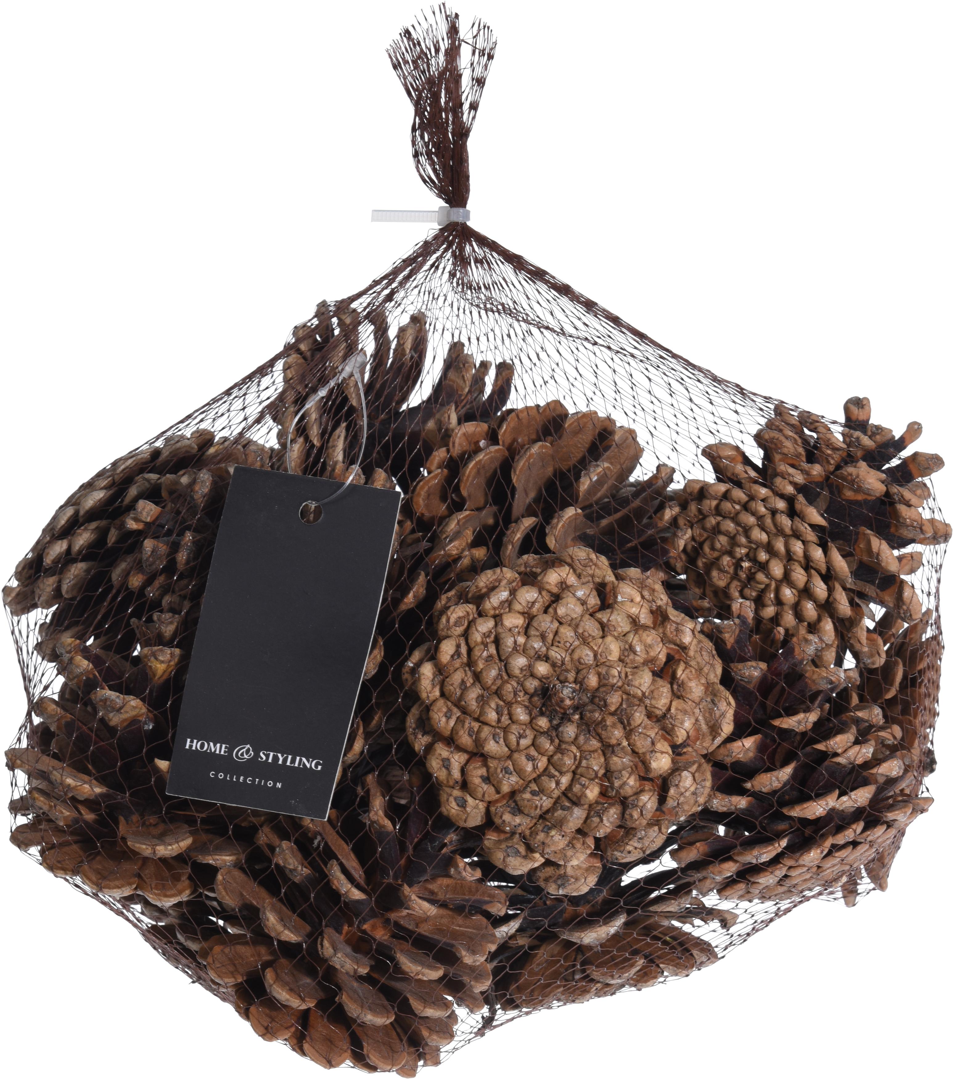 Pommes de pin dans un filet DEKO Pommes de pin dans un filet DEKO