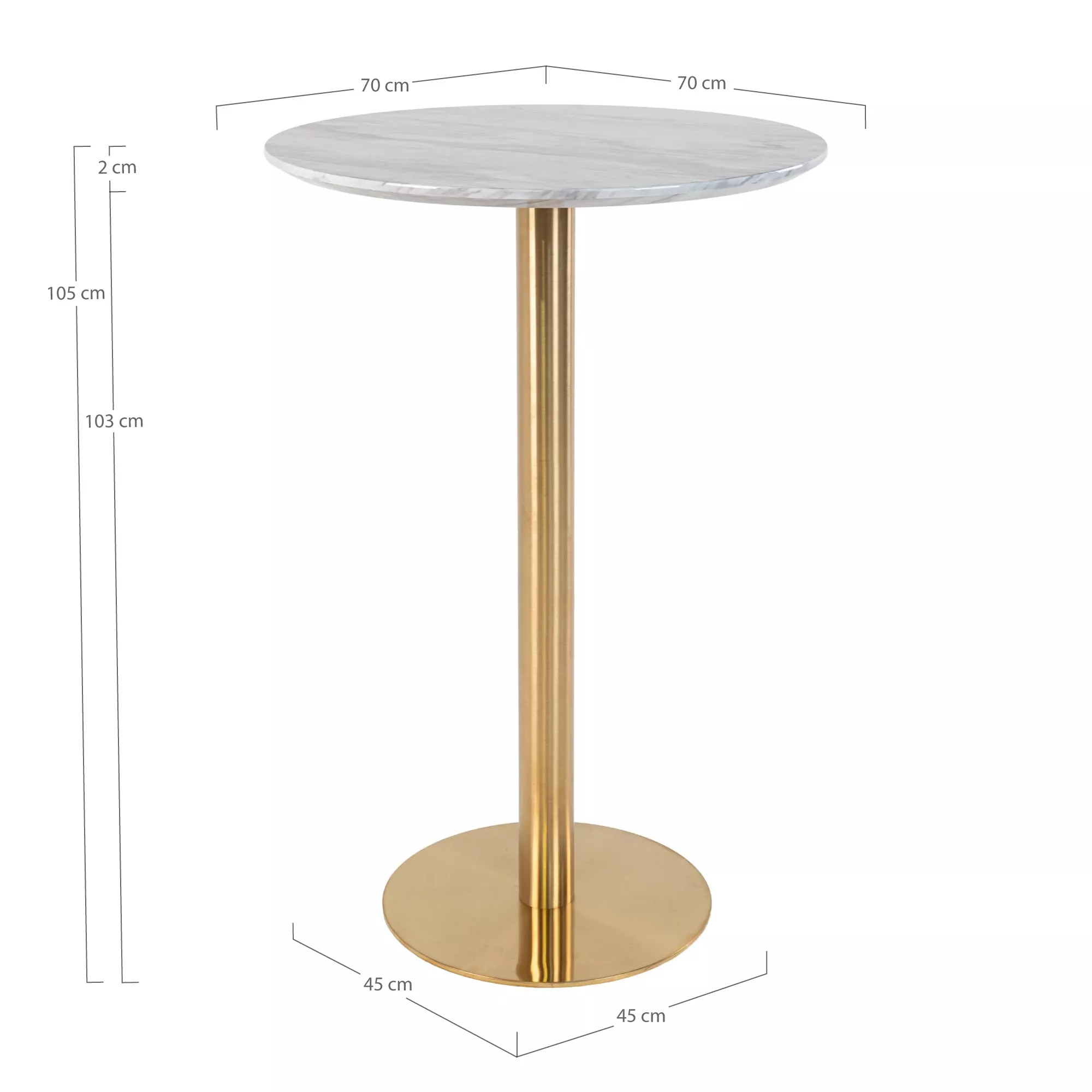 Table de bar BOLZANO