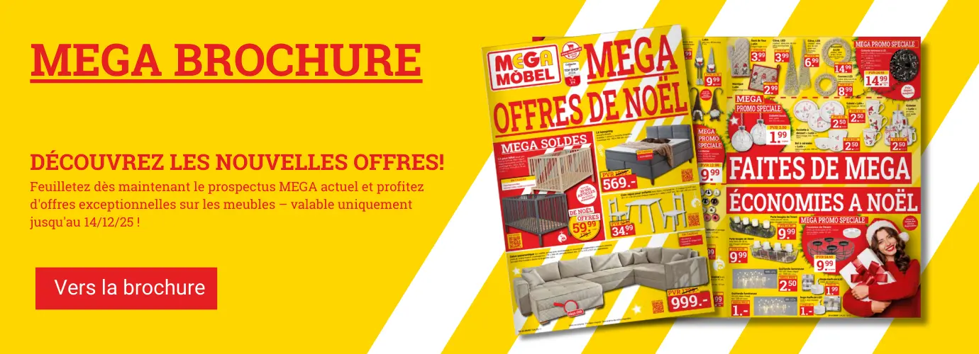 Notre brochure actuelle ! Parcourez-la dès maintenant et faites des économies