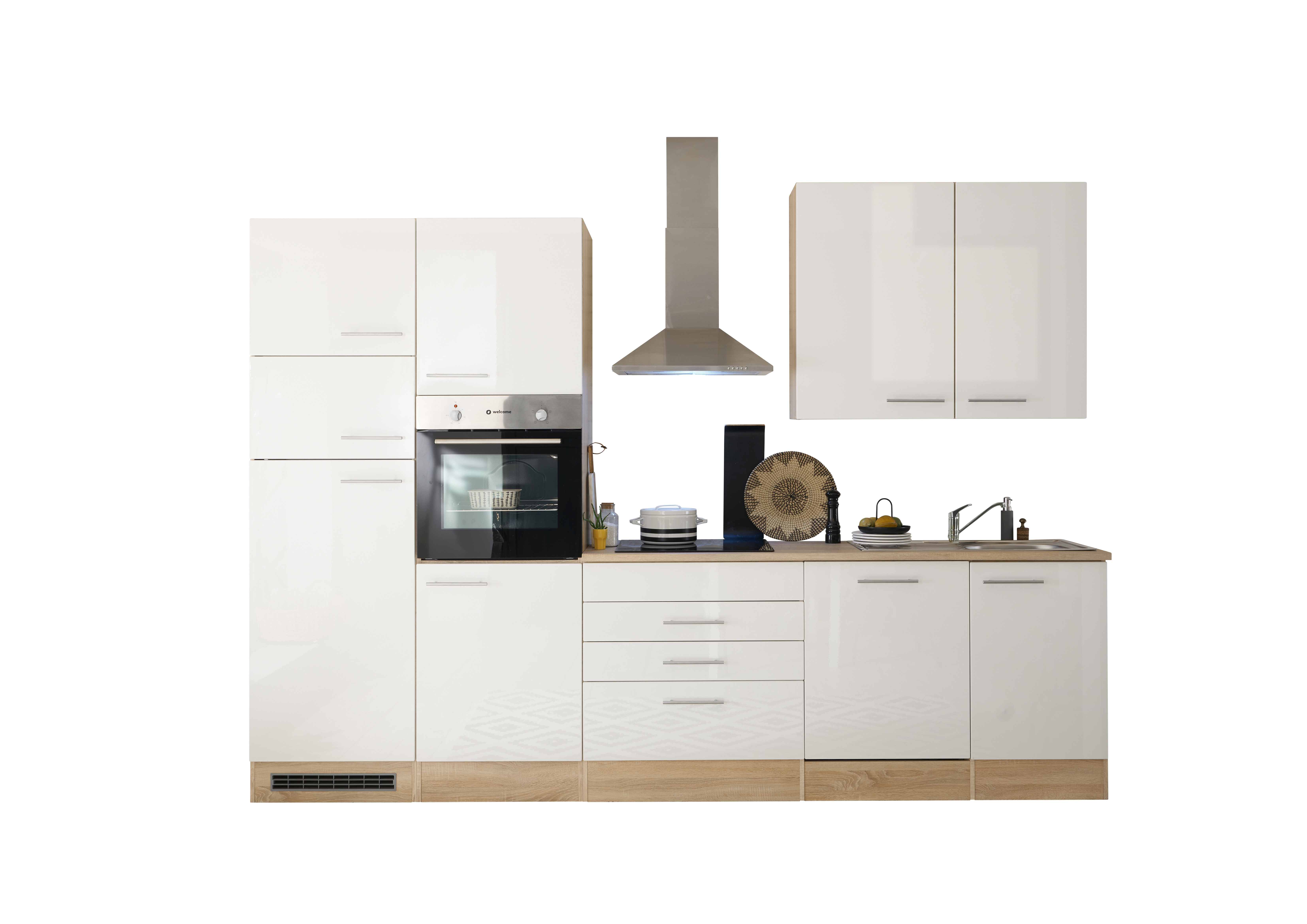 Bloc cuisine avec électroménager LAUREL Bloc cuisine avec électroménager LAUREL