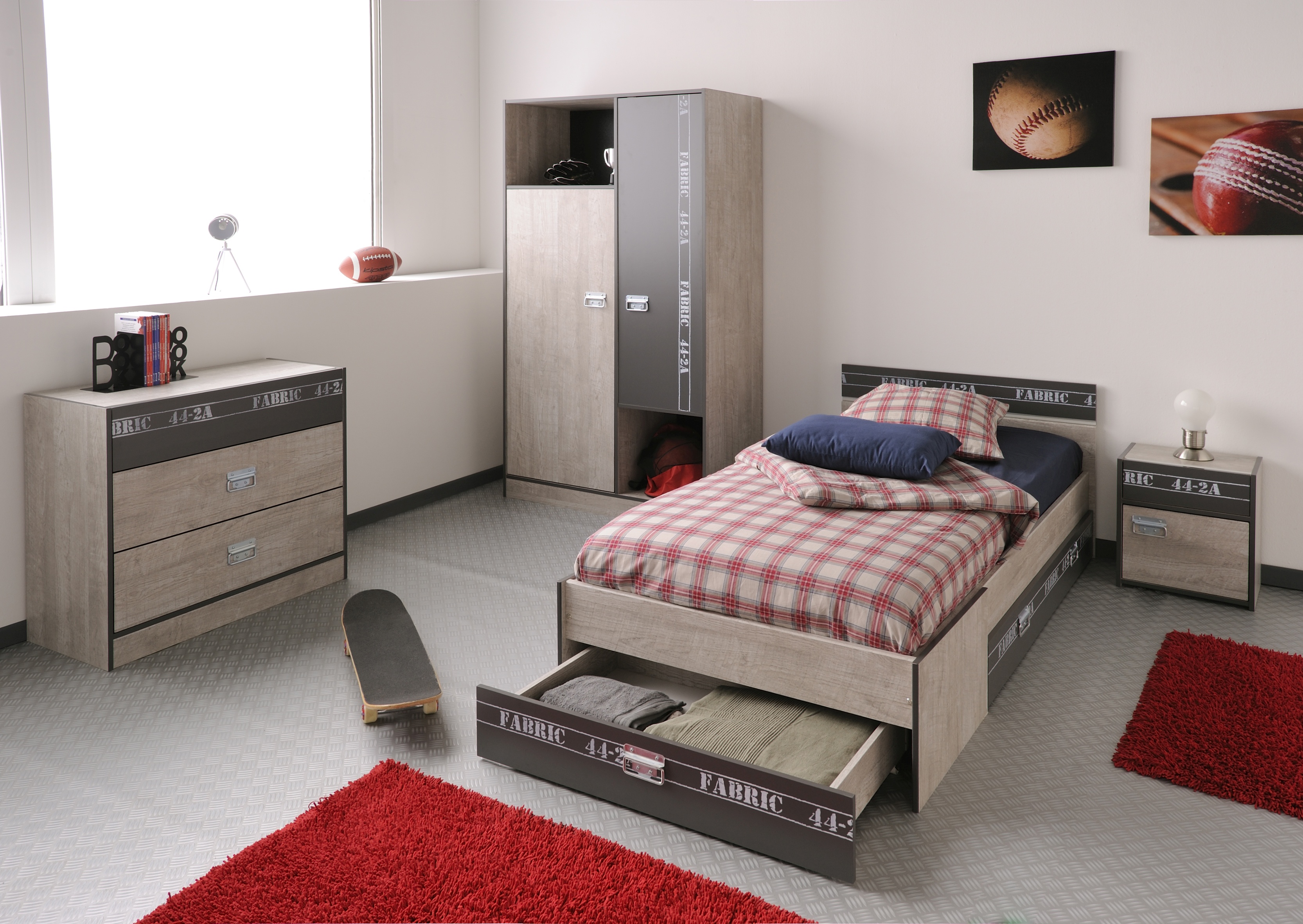 Chambre d'ado FABRIC 1 Chambre d'ado FABRIC 1