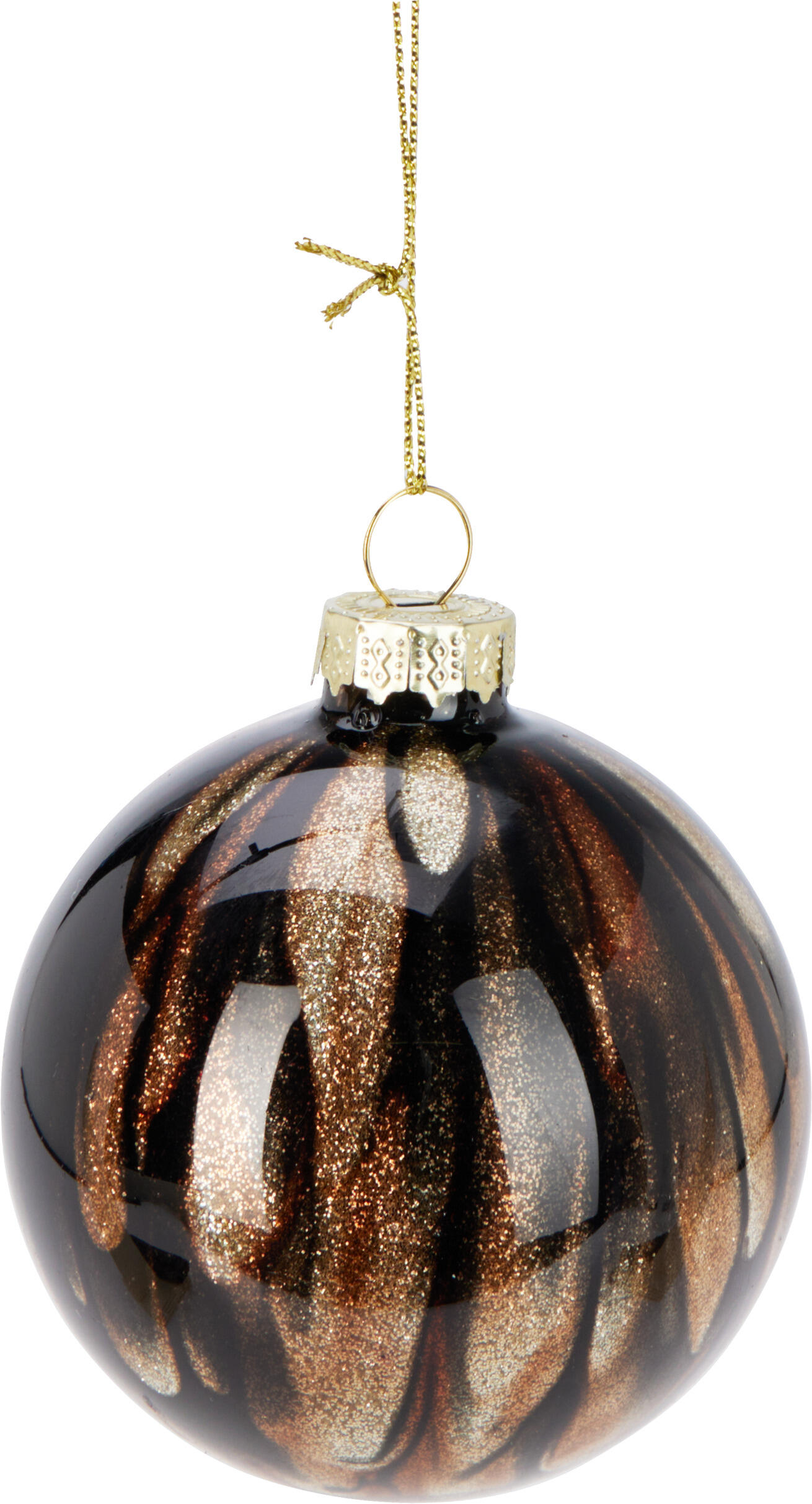 Weihnachtskugel Glitzer CHRISTMAS