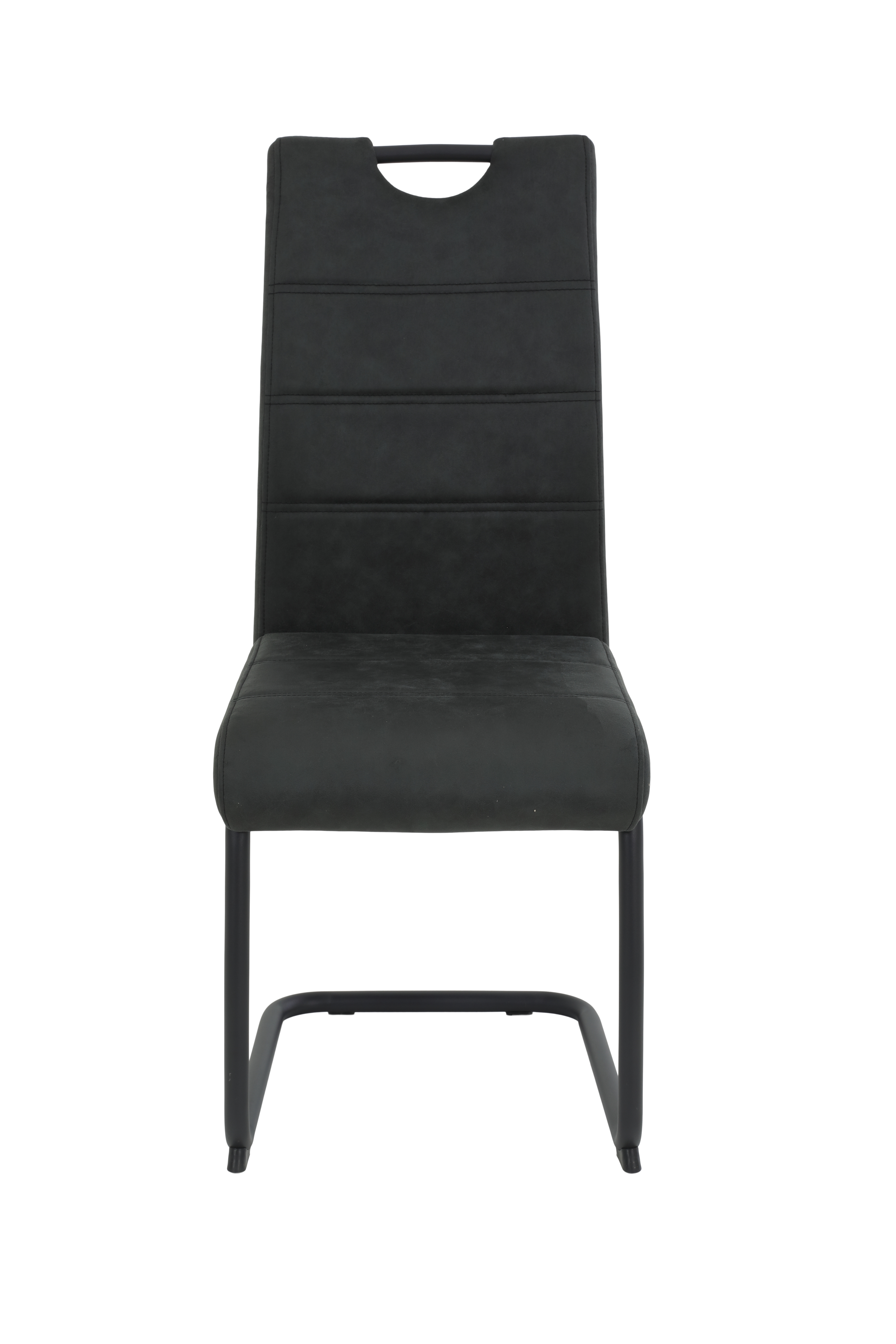 Lot de 4 chaises à piètement luge ASSIUT Lot de 4 chaises à piètement luge ASSIUT