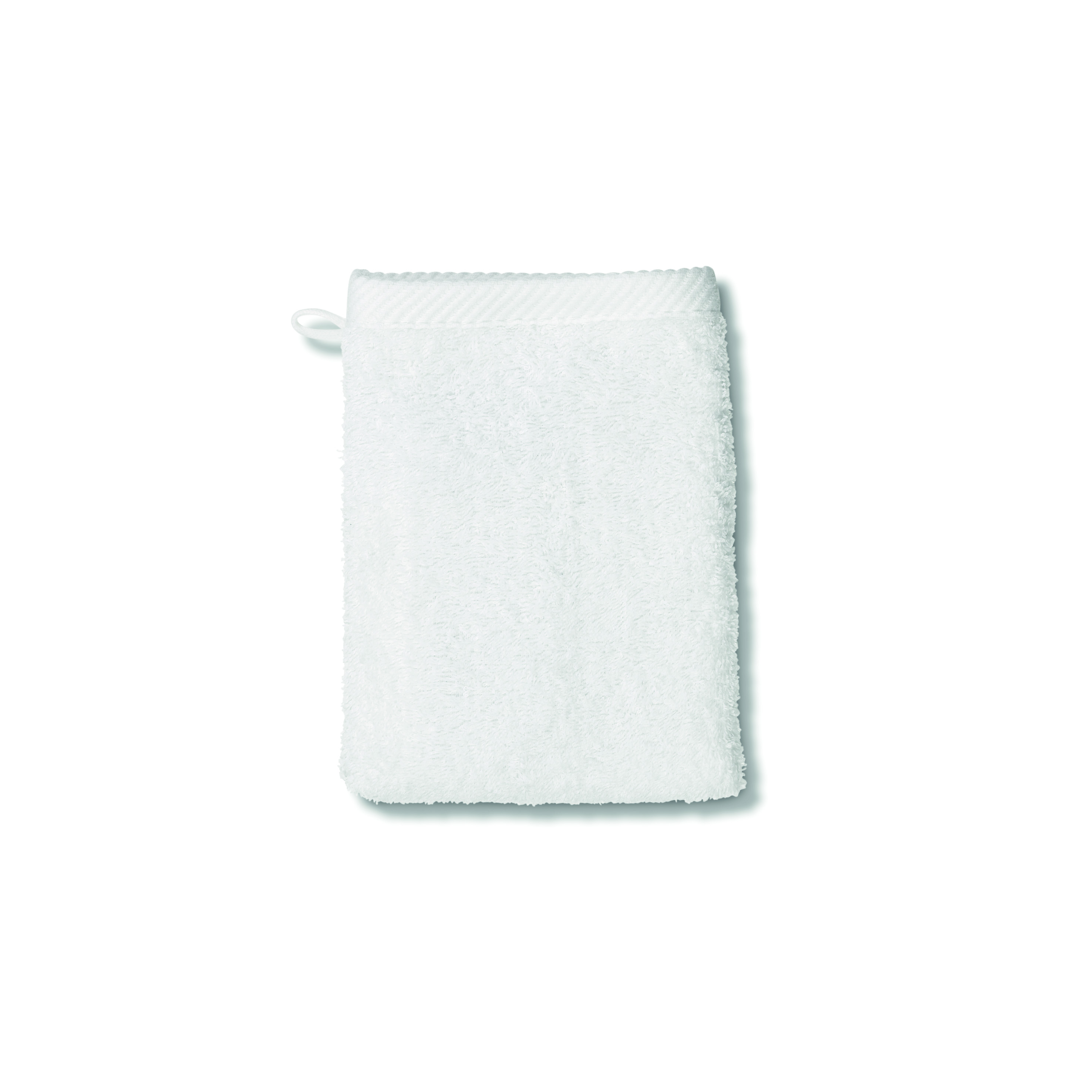 Gant de toilette blanc neige LADESSA