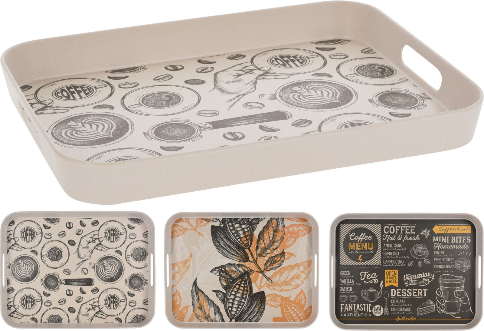 Plateau en fibres de bambou KITCHEN MARKET