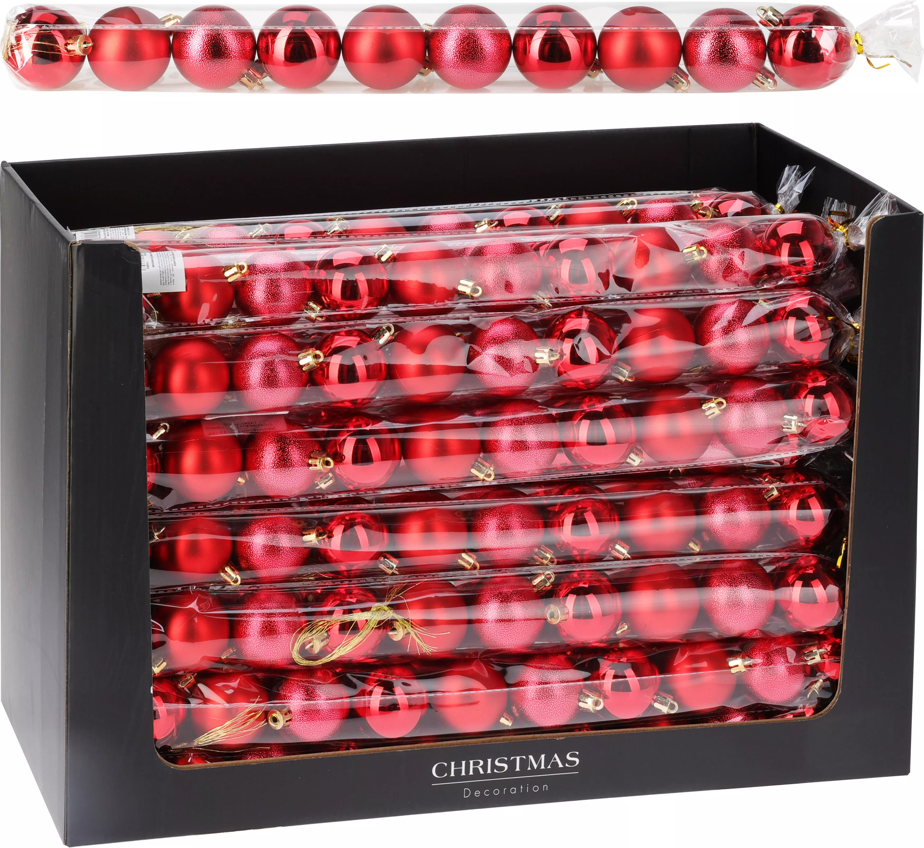 Weihnachtskugel 10er Set  CHRISTMAS