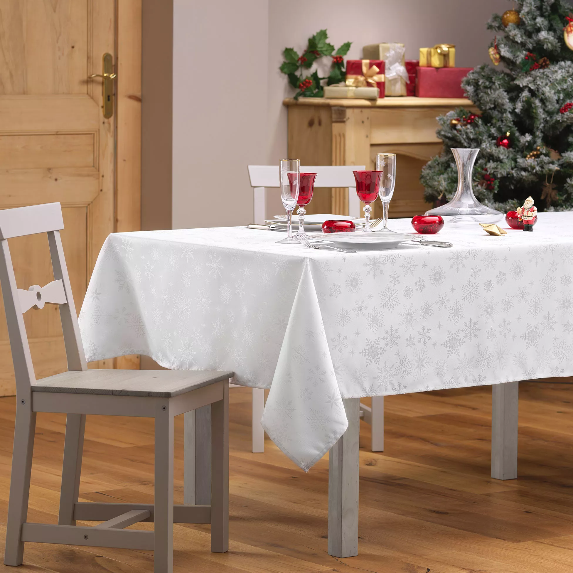Tischdecke  SCHNEEFLOCKE