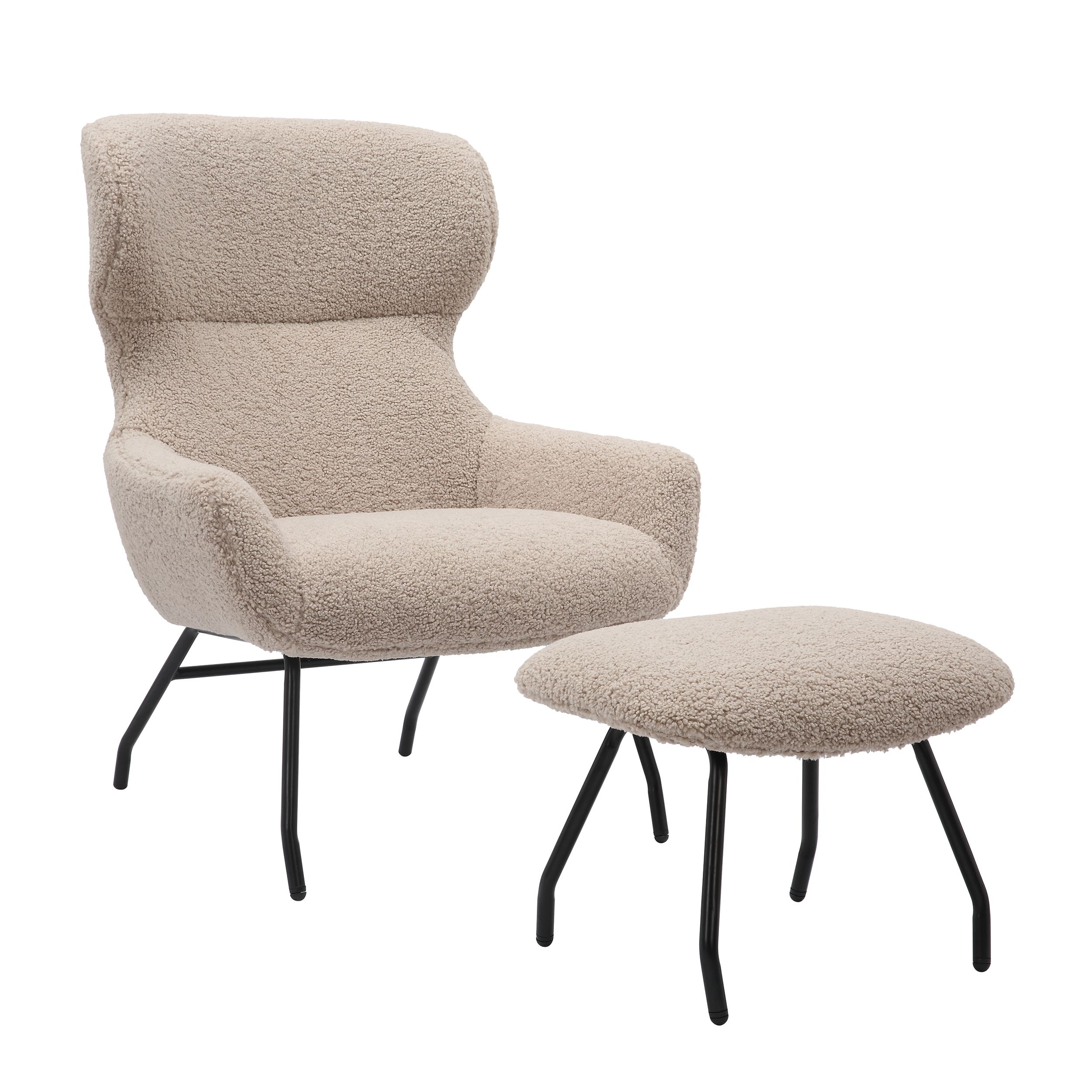 Sessel mit Hocker 367803