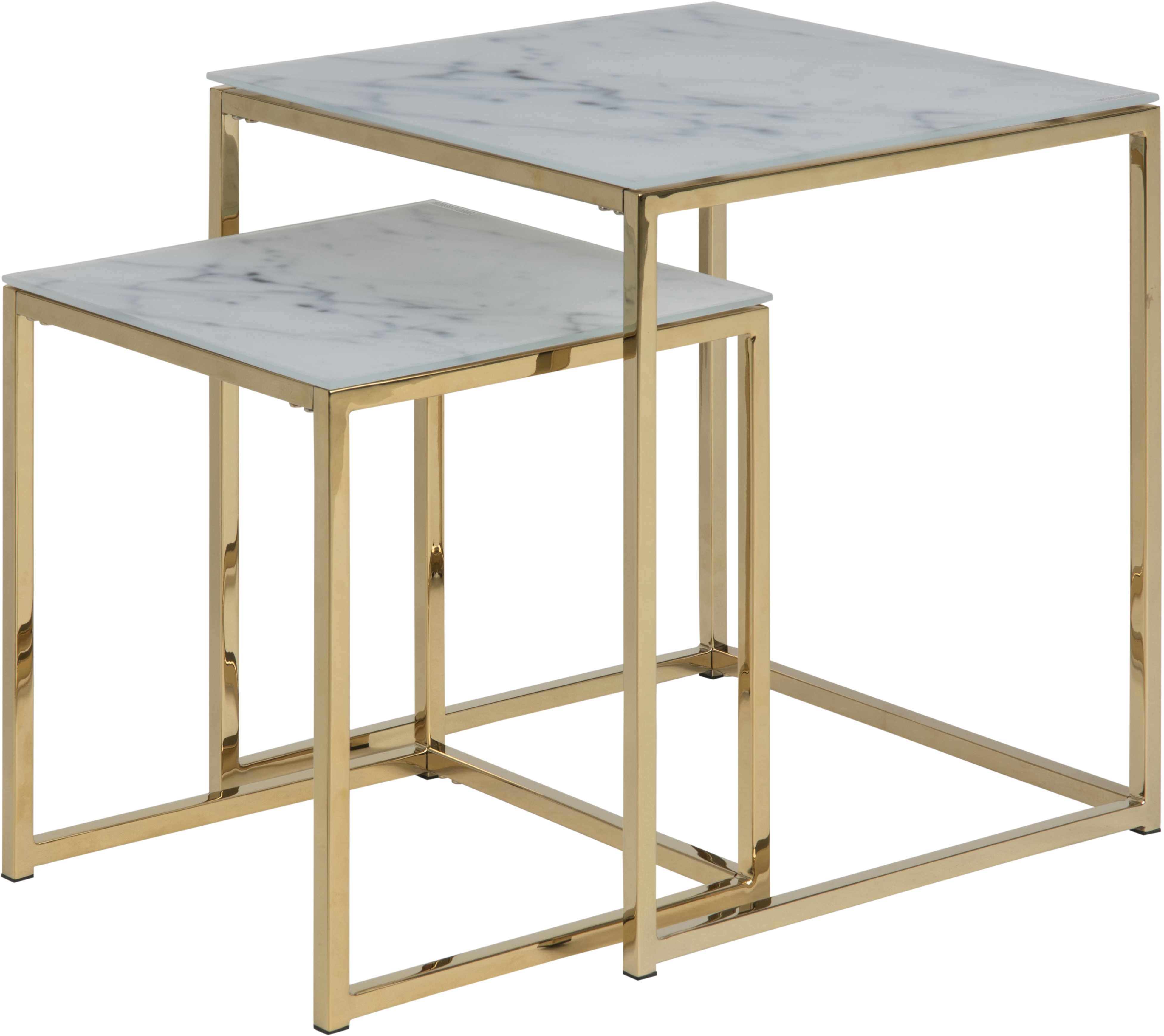 Lot de 2 tables gigognes ALISMA