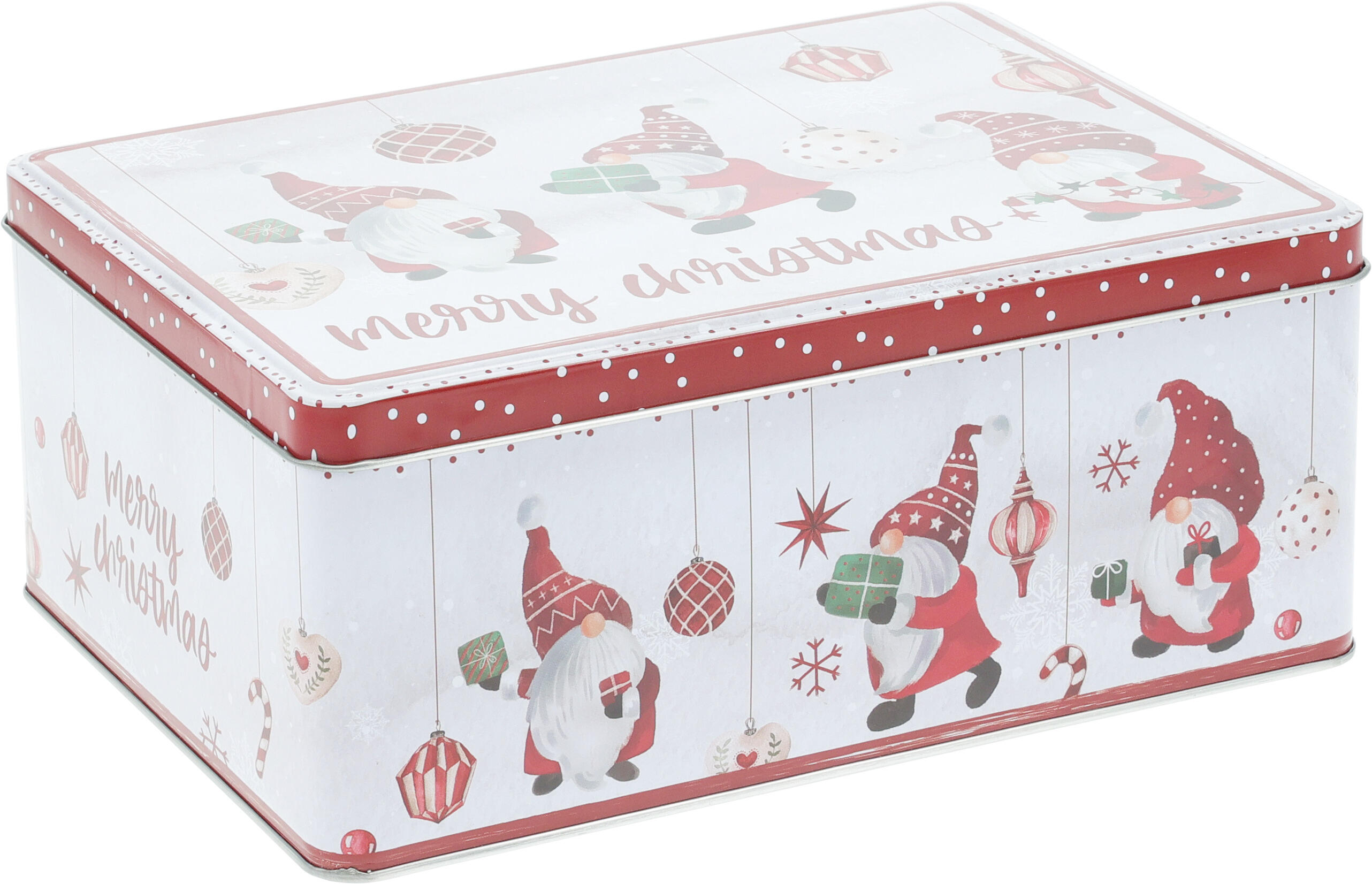 Boîte à provisions motif lutin CHRISTMAS
