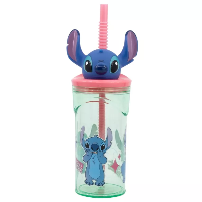 Gourde 3D Stitch avec paille STITCH