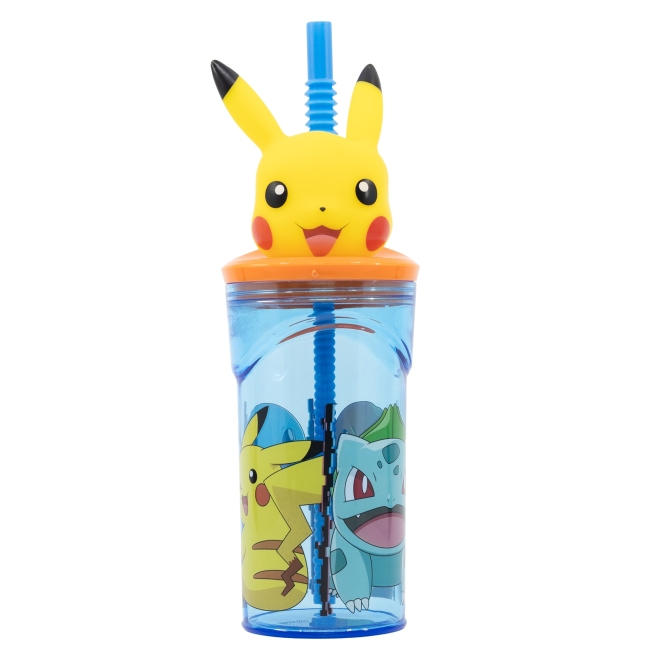 Gourde 3D avec paille Pokemon POKEMON