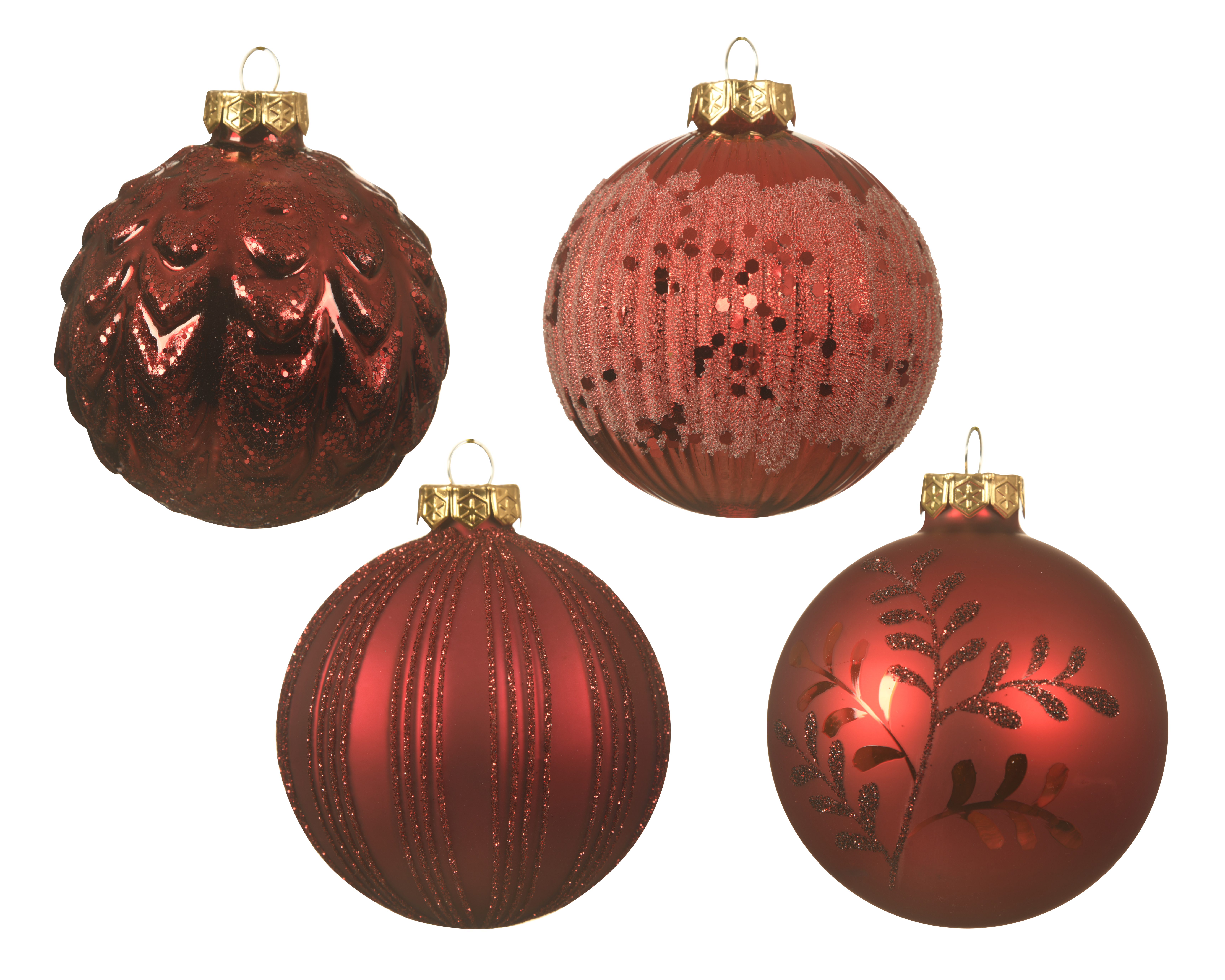 Boule en verre 8cm ORNAMENT