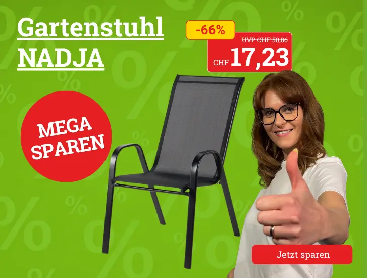 MEGA sparen! Gartenstuhl NADJA