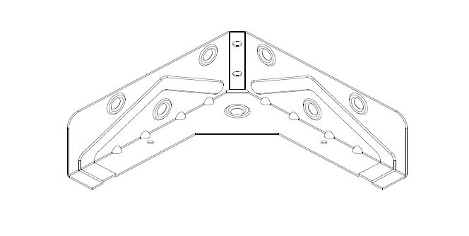 Equerres pour sommier électrique VARESE Equerres pour sommier électrique VARESE