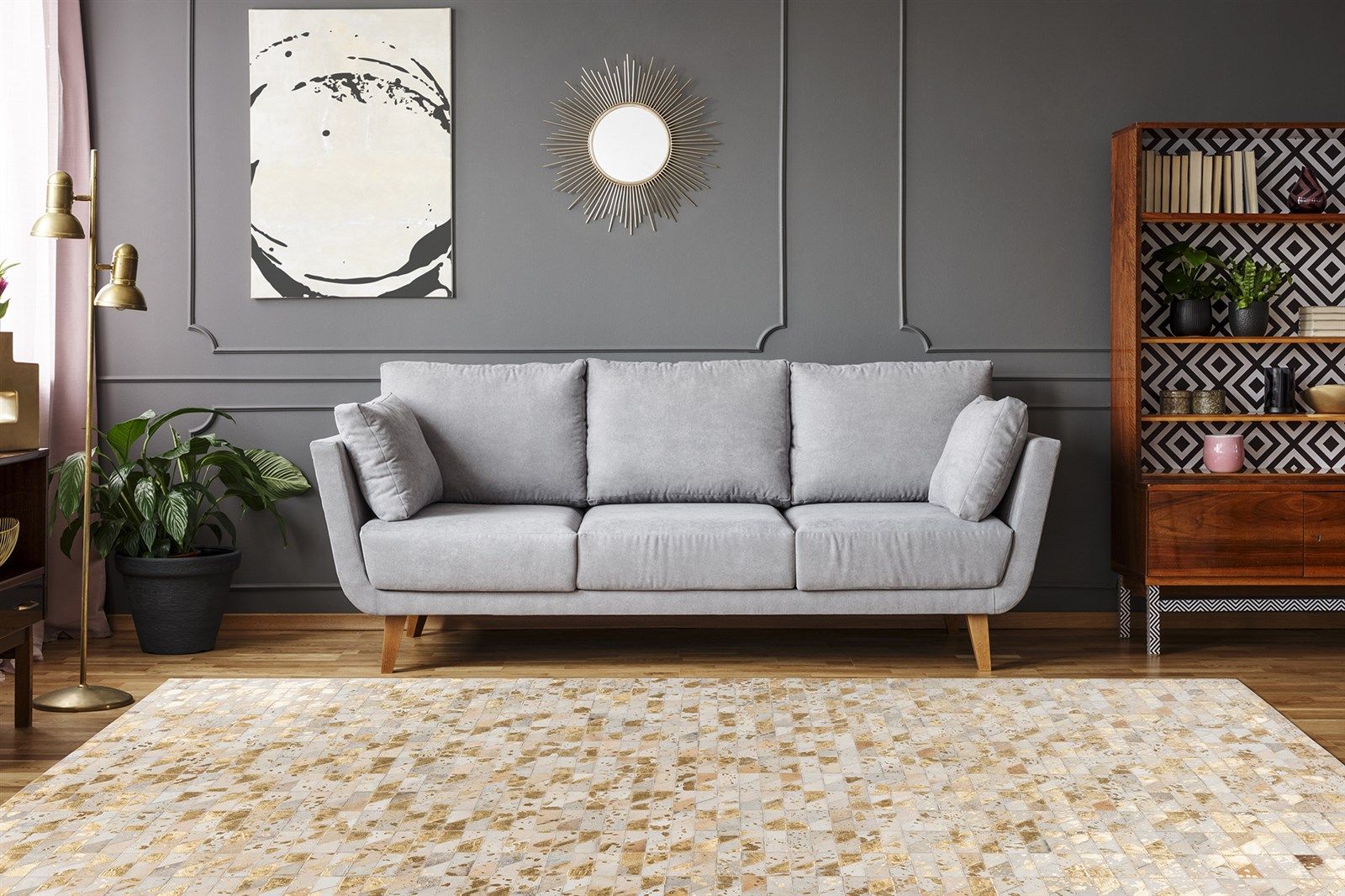 Tapis en cuir LAVIN 725