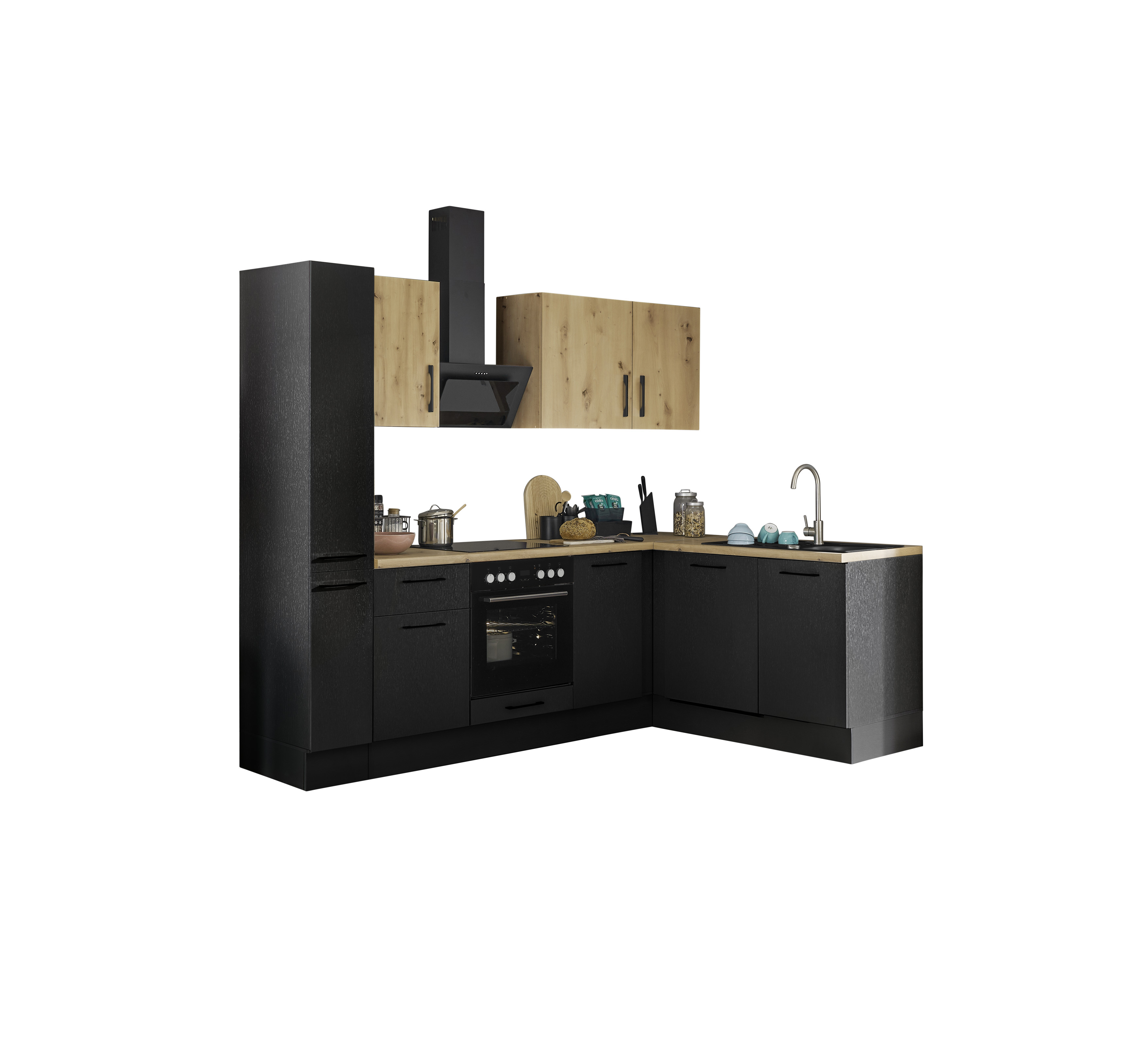 Bloc cuisine avec électroménager CORNWALL (cuisine d'angle-armoire coulissante-lave-vaisselle) IV Bloc cuisine avec électroménager CORNWALL (cuisine d'angle-armoire coulissante-lave-vaisselle) IV