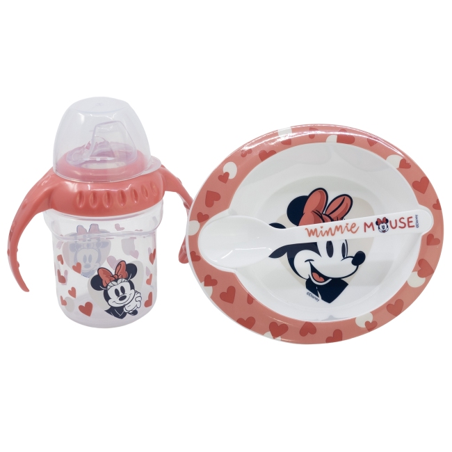 Set vaisselle pour bébé 3 éléments Minnie Mouse BABY Set vaisselle pour bébé 3 éléments Minnie Mouse BABY
