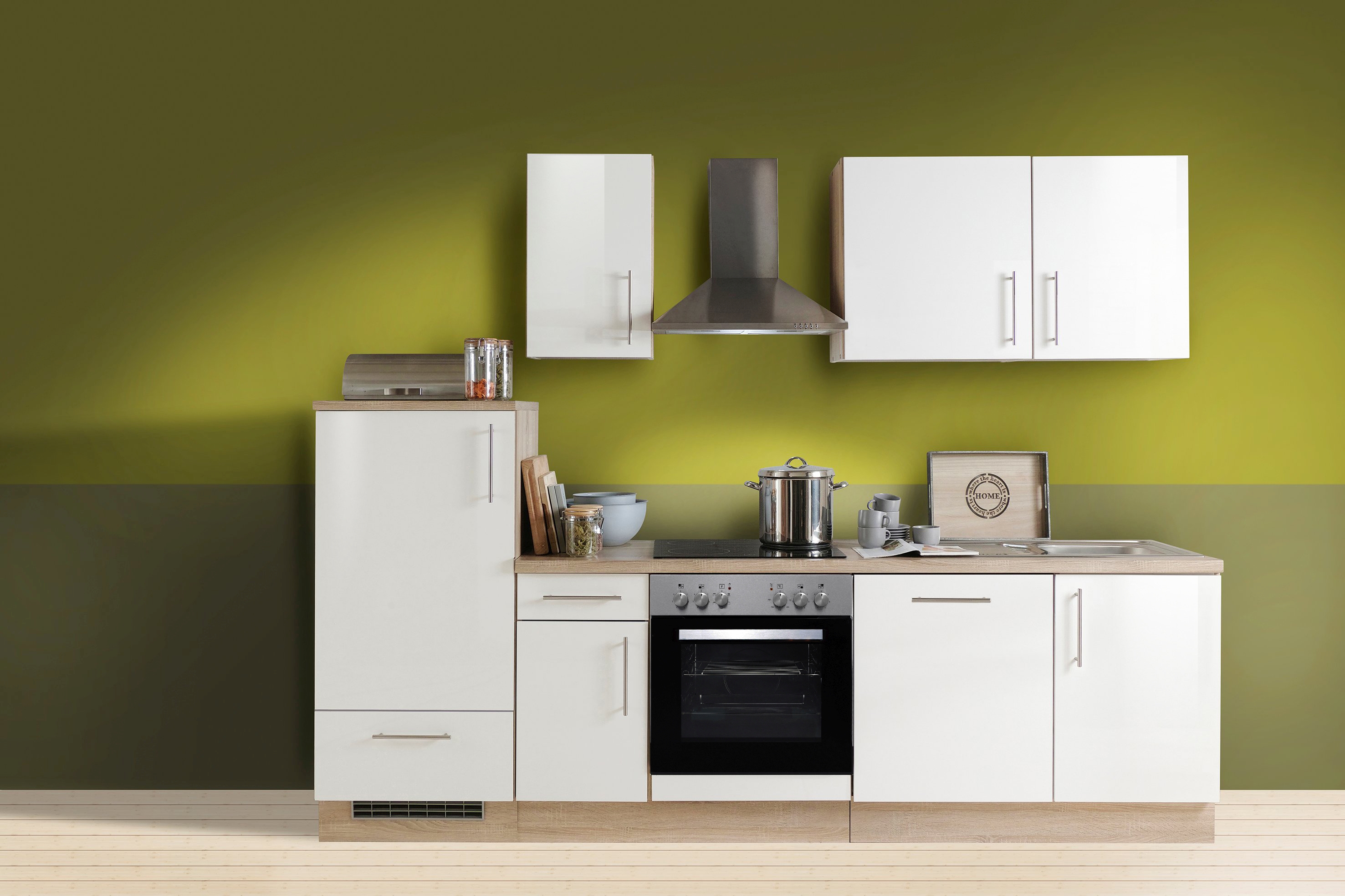 Bloc cuisine avec électroménager KONSTANZA Bloc cuisine avec électroménager KONSTANZA