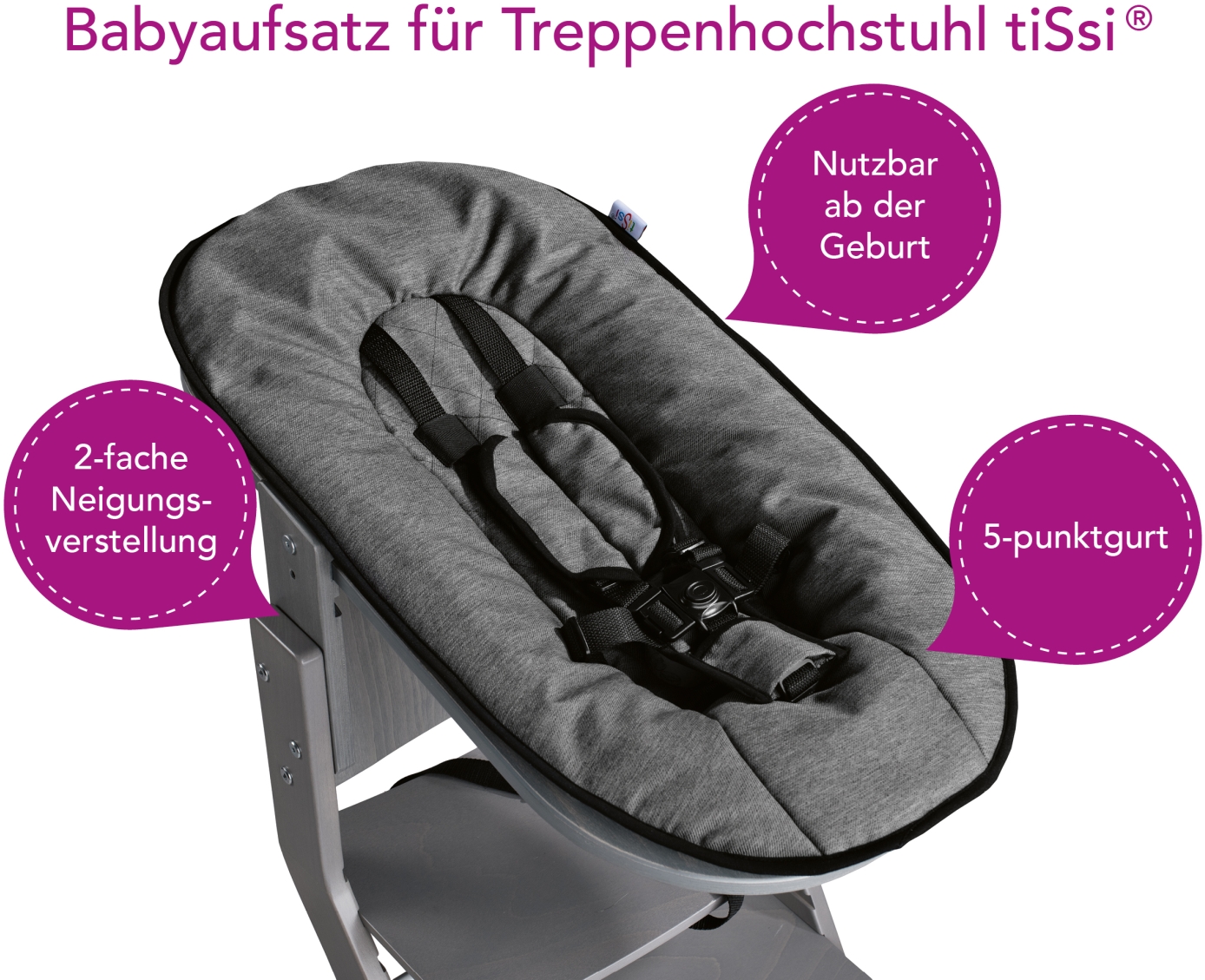 Babyschale für Treppenhochstühle 100284