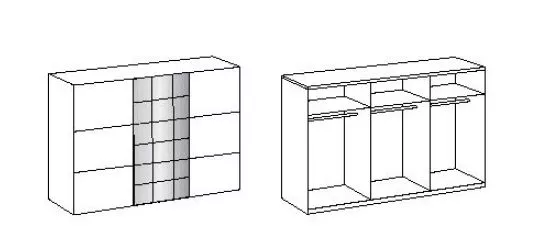 Schwebetürenschrank TORONTO