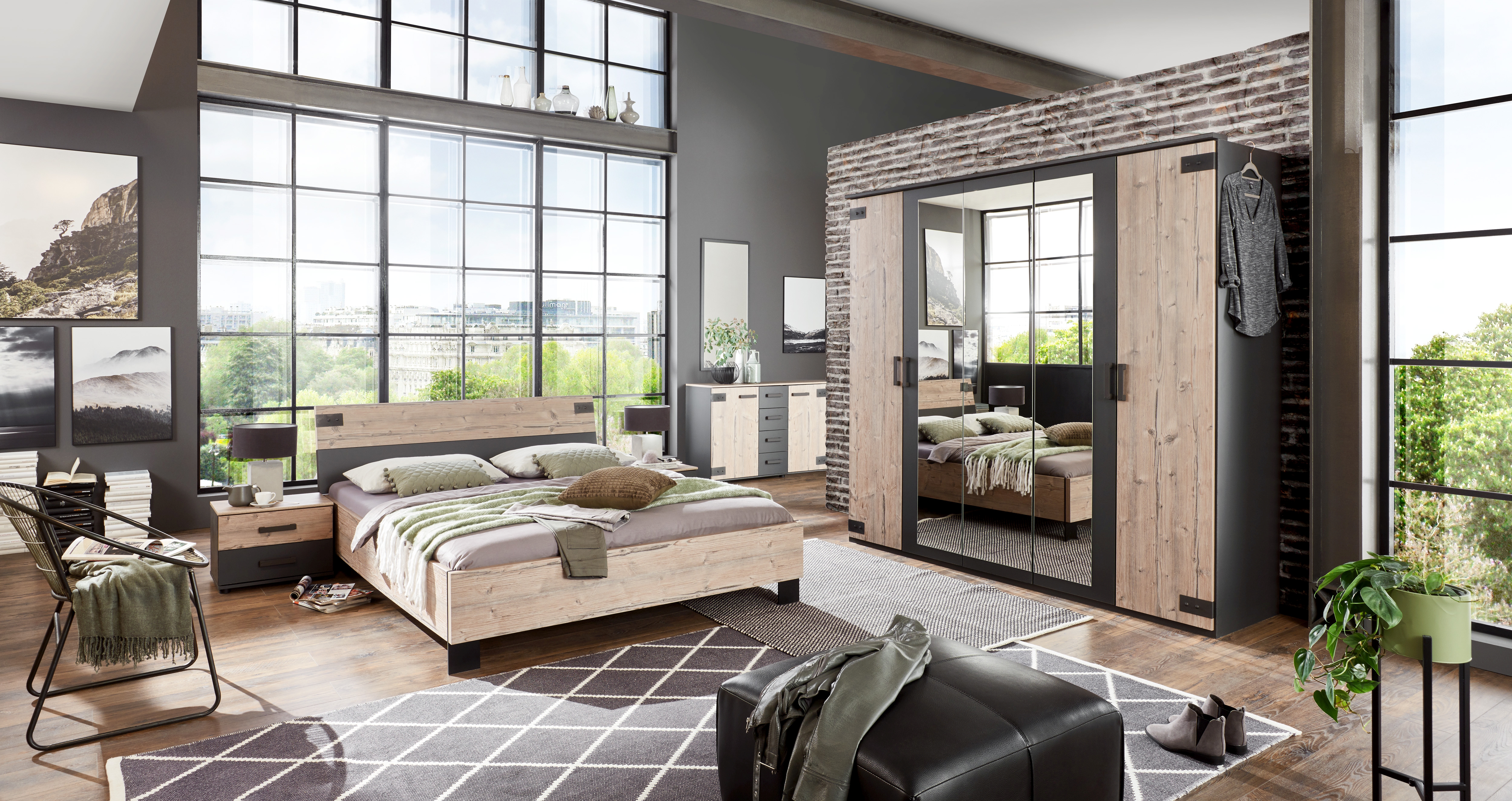 Schlafzimmer 4-teilig  MALMÖ Schlafzimmer 4-teilig  MALMÖ