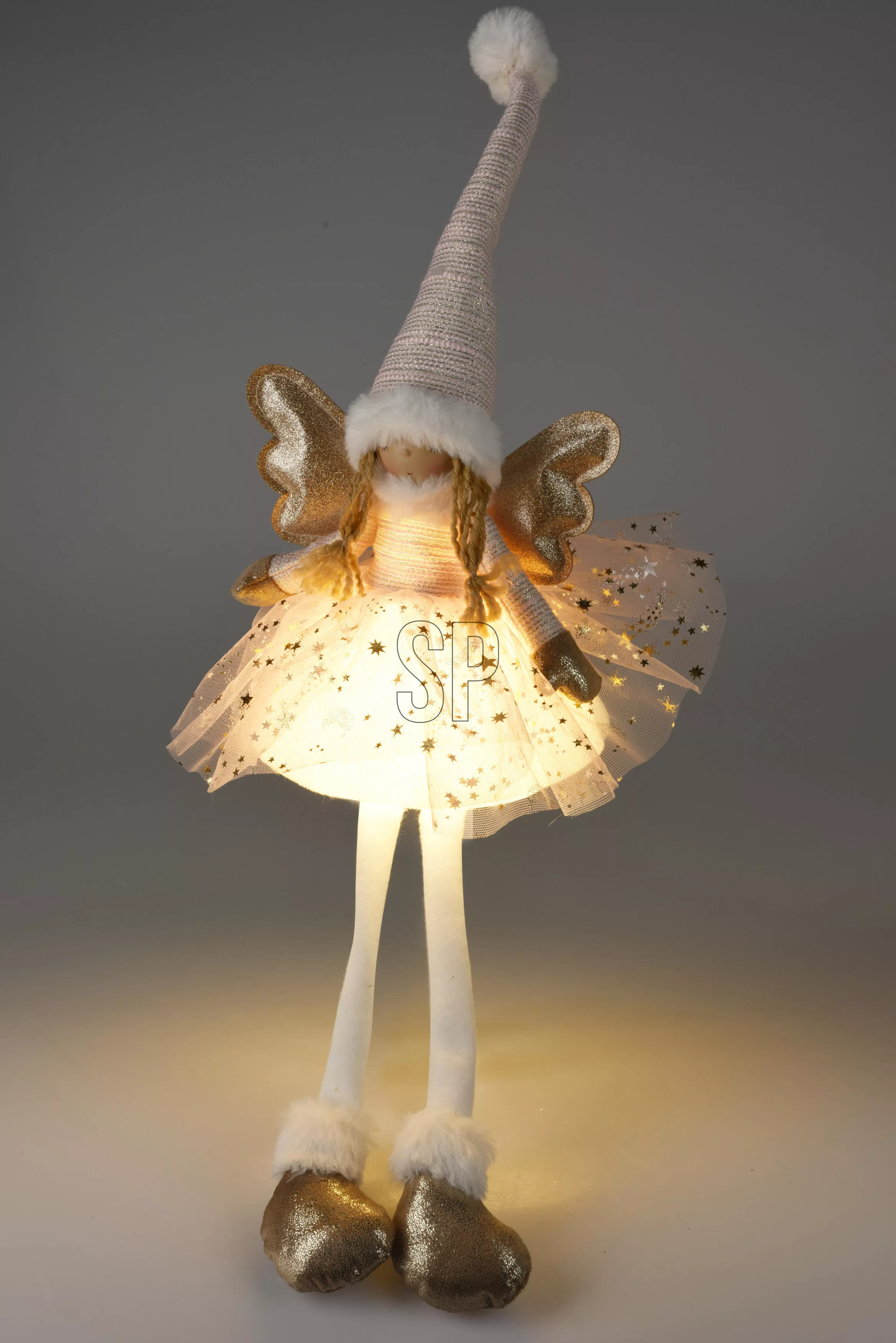Engelmädchen mit LED CHRISTMAS