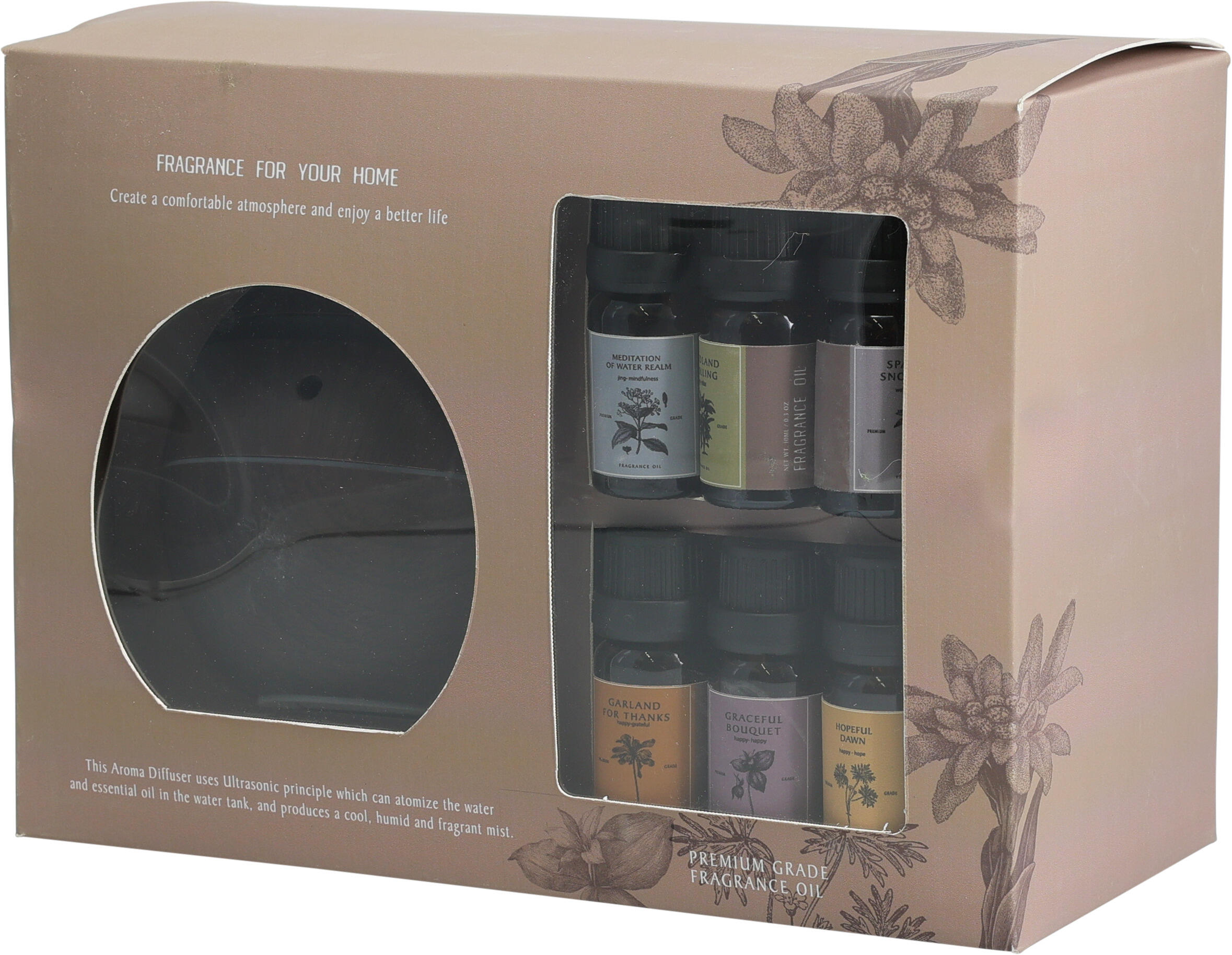 Kit diffuseur d’huiles essentielles EH Kit diffuseur d’huiles essentielles EH