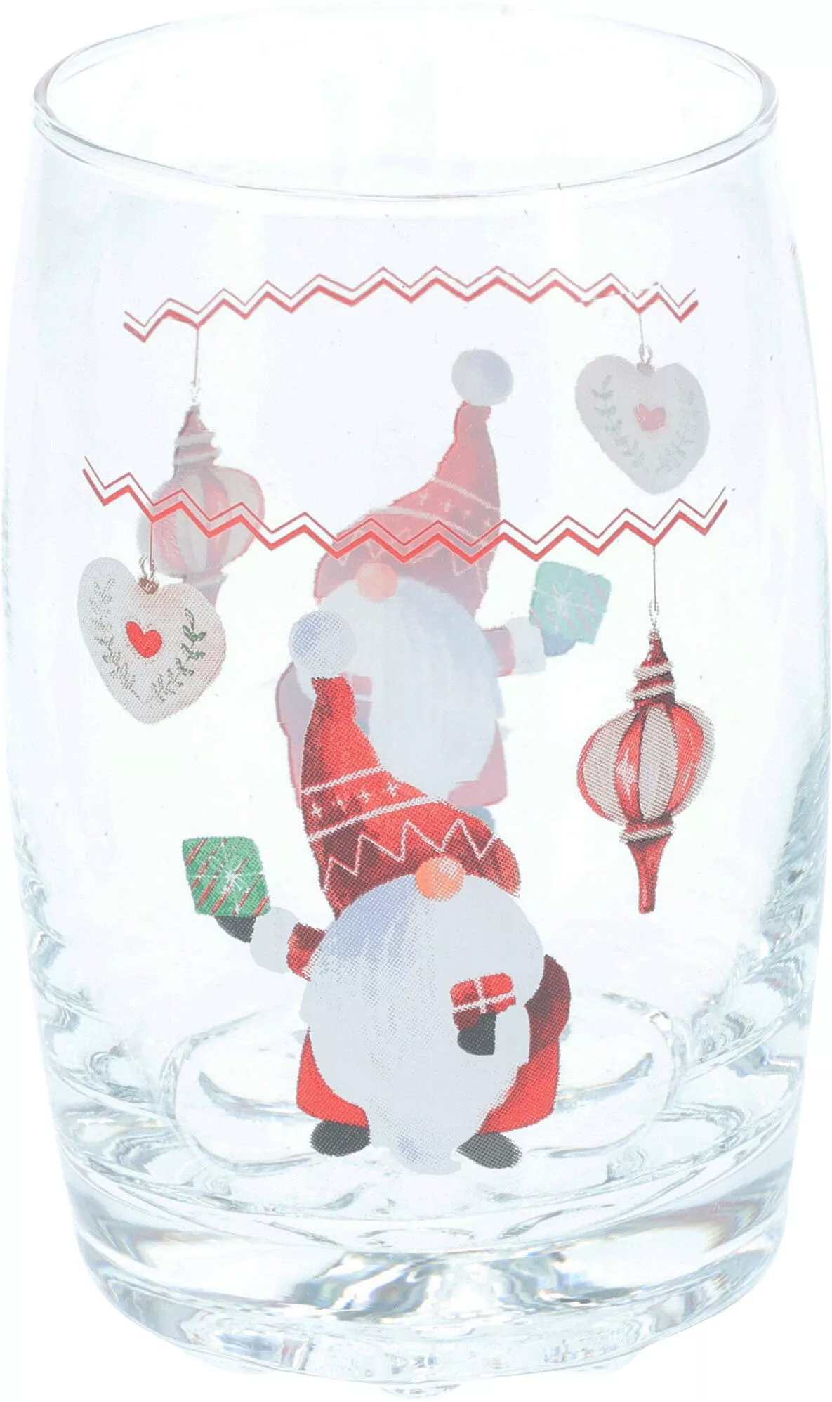 Lot de 3 verres à eau motif lutin CHRISTMAS