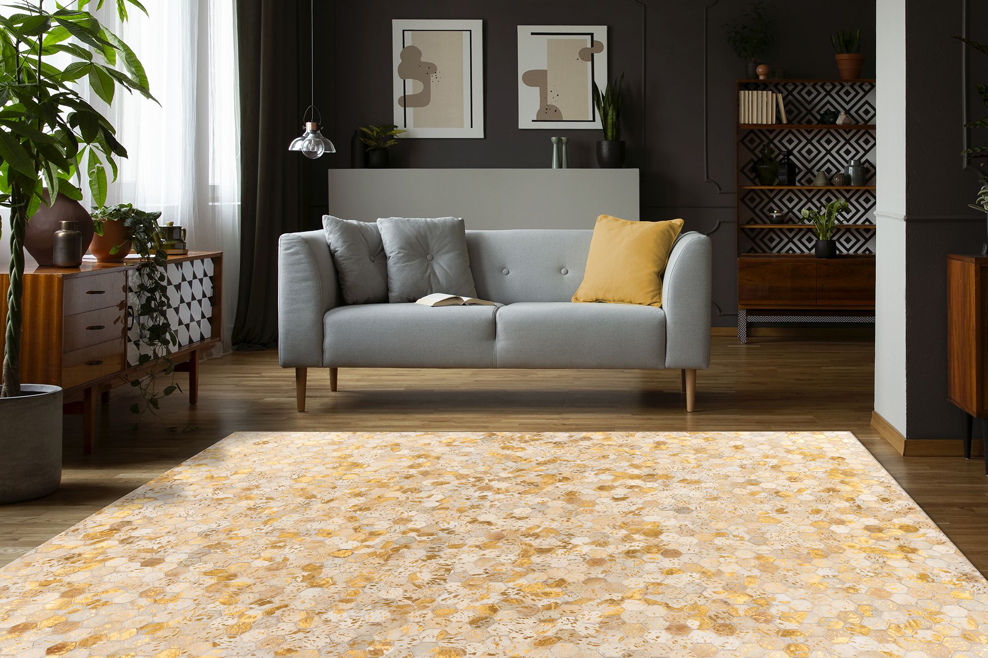 Tapis en cuir LAVIN 1025