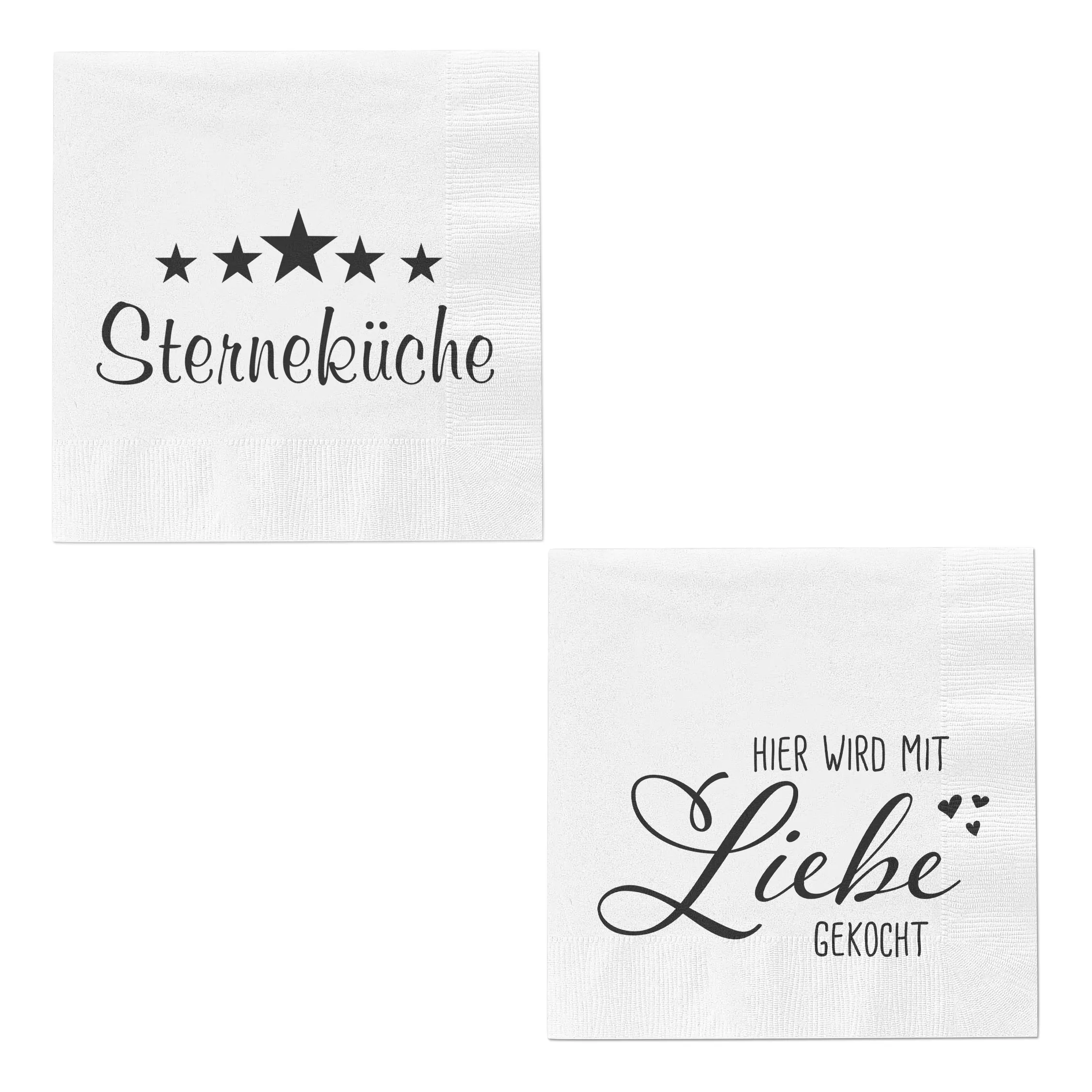 Lot de serviettes imprimées KITCHEN