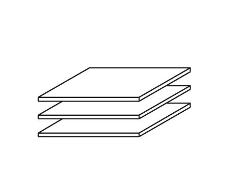 Fachböden im 3er-Set A0033.9602