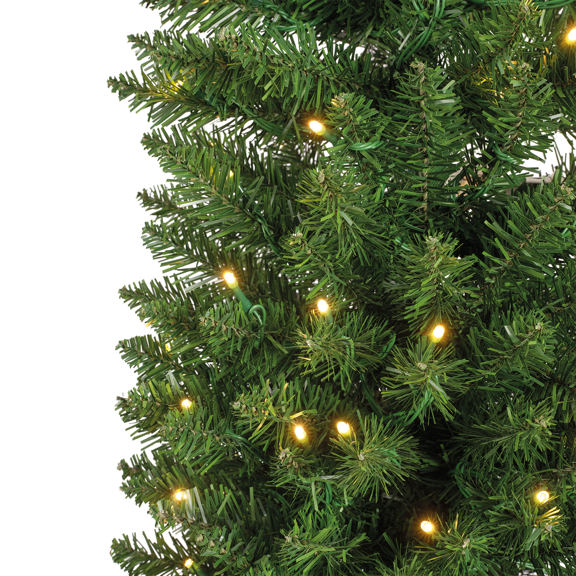 Tannenbaum 210cm mit LED Lichterkette  PENCIL KIEFER