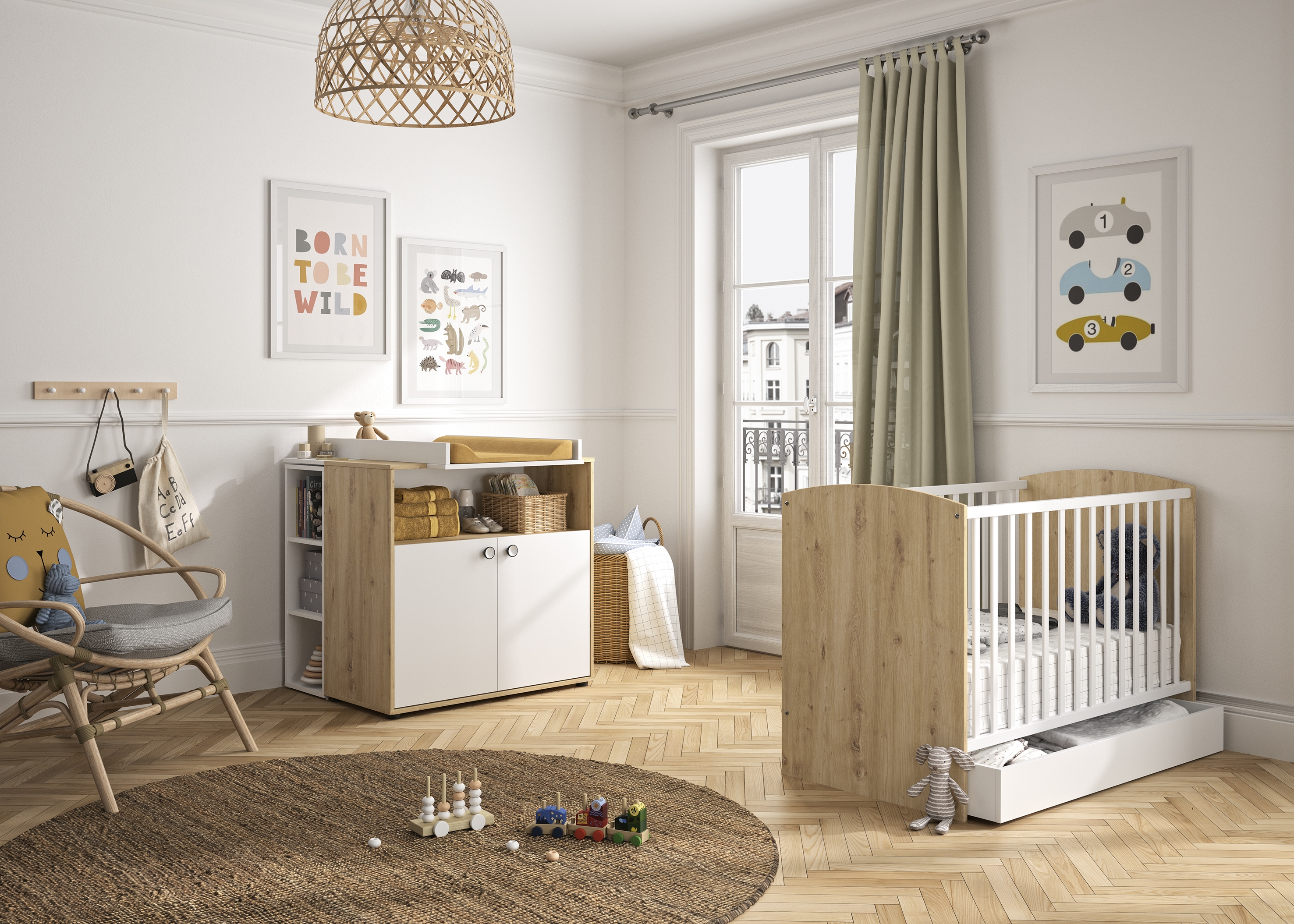 Babyzimmer 5-teilig ARTHUR